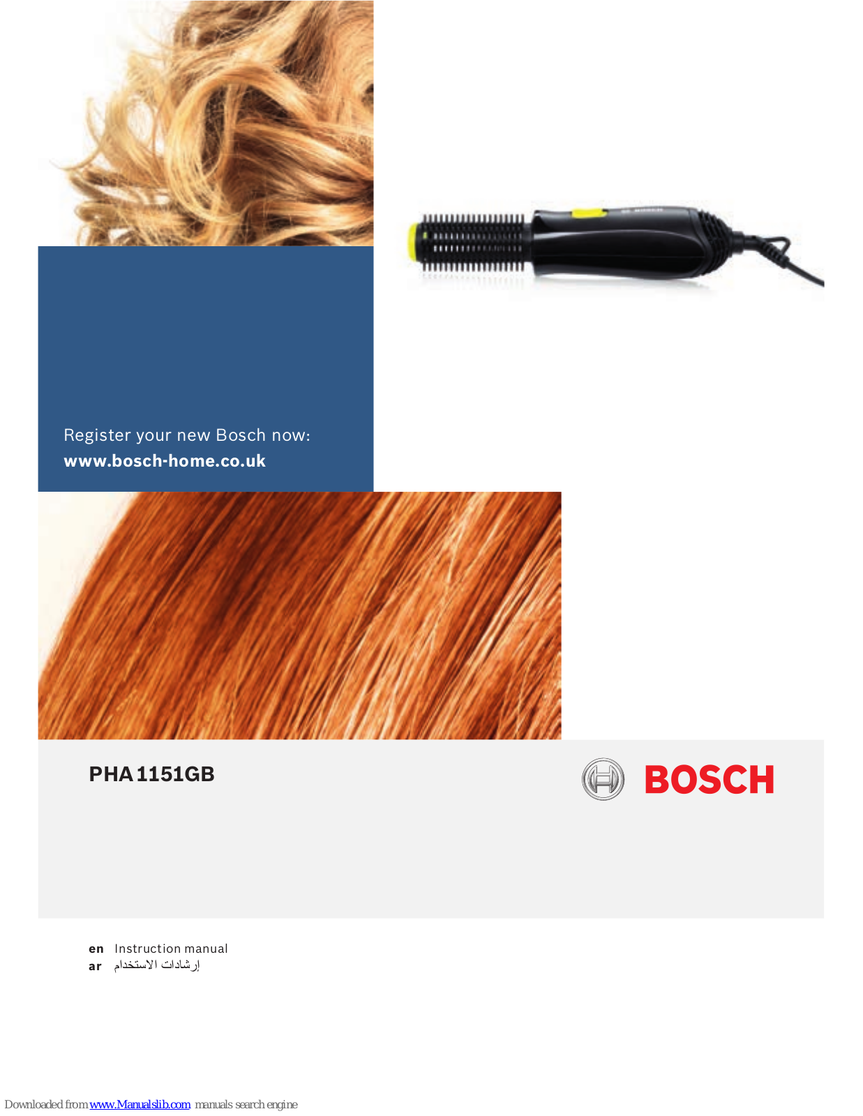 Bosch PHA?1151GB Instruction Manual