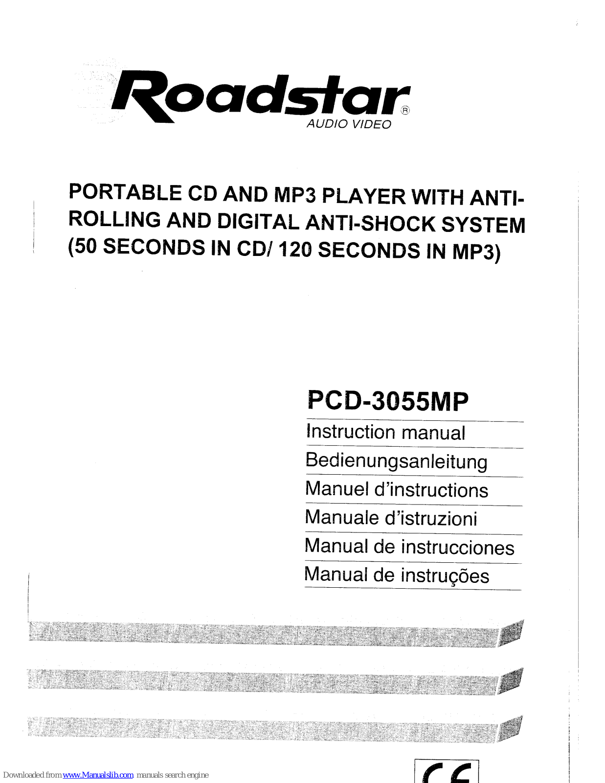 Roadstar PCD-3055MP Instruction Manual