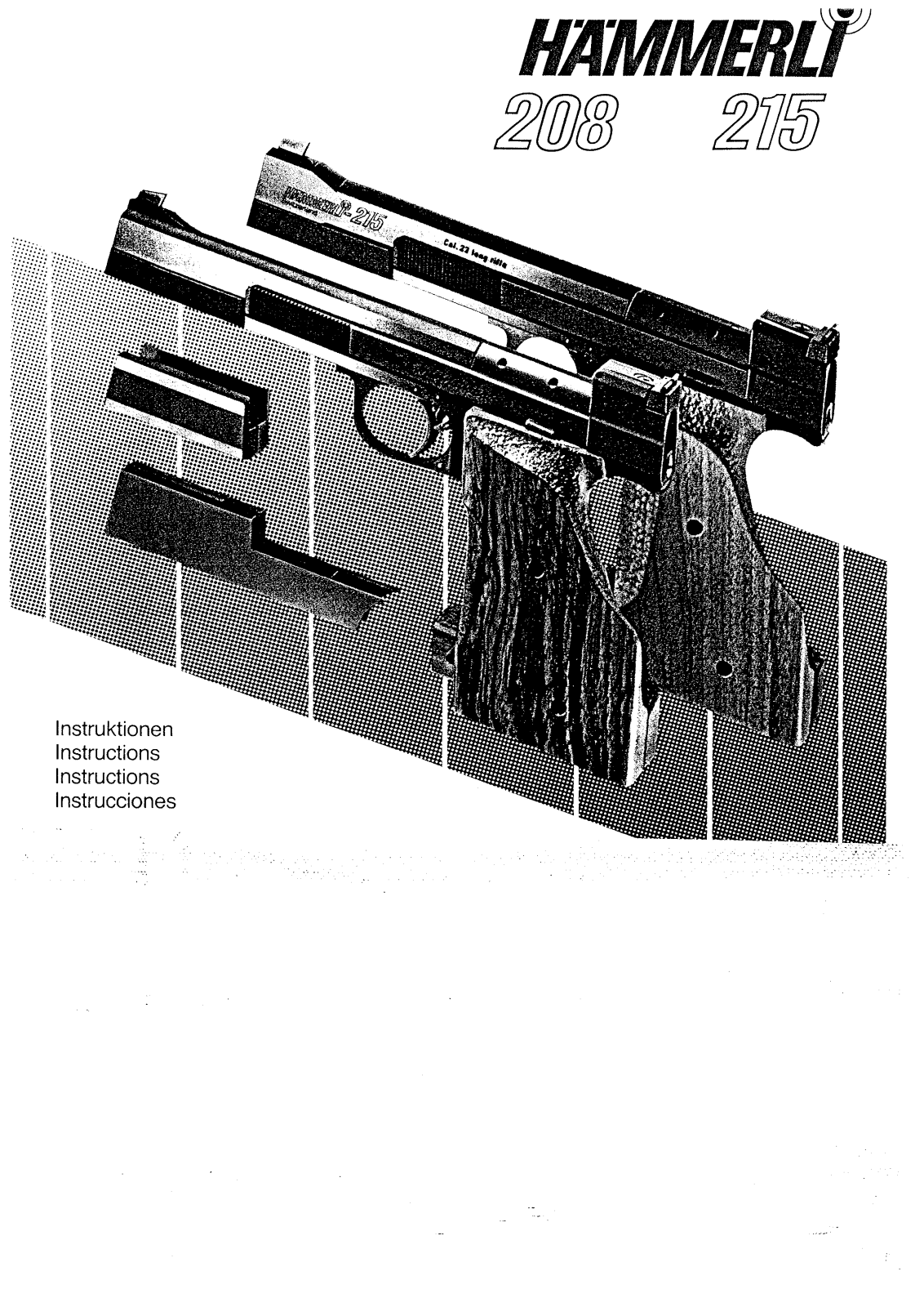 Walther Hammerli 208 Instruction Manual