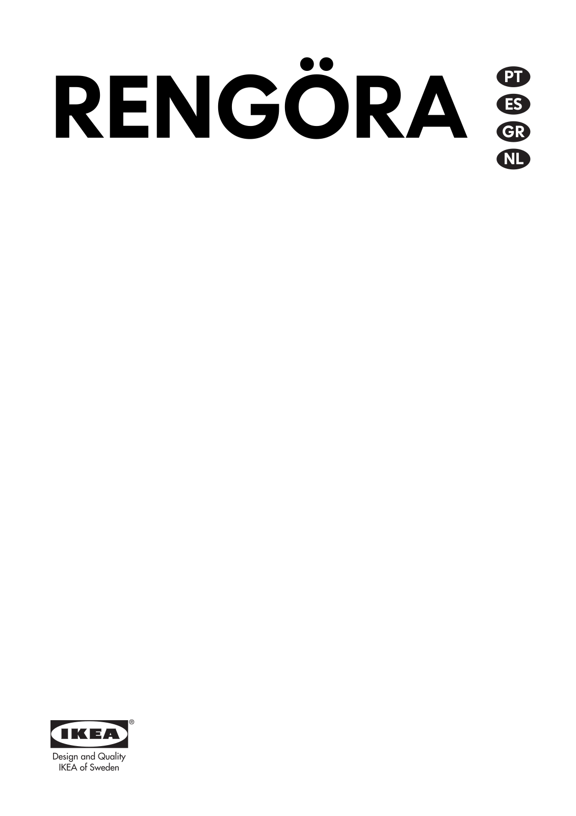 IKEA RENGORA User Manual