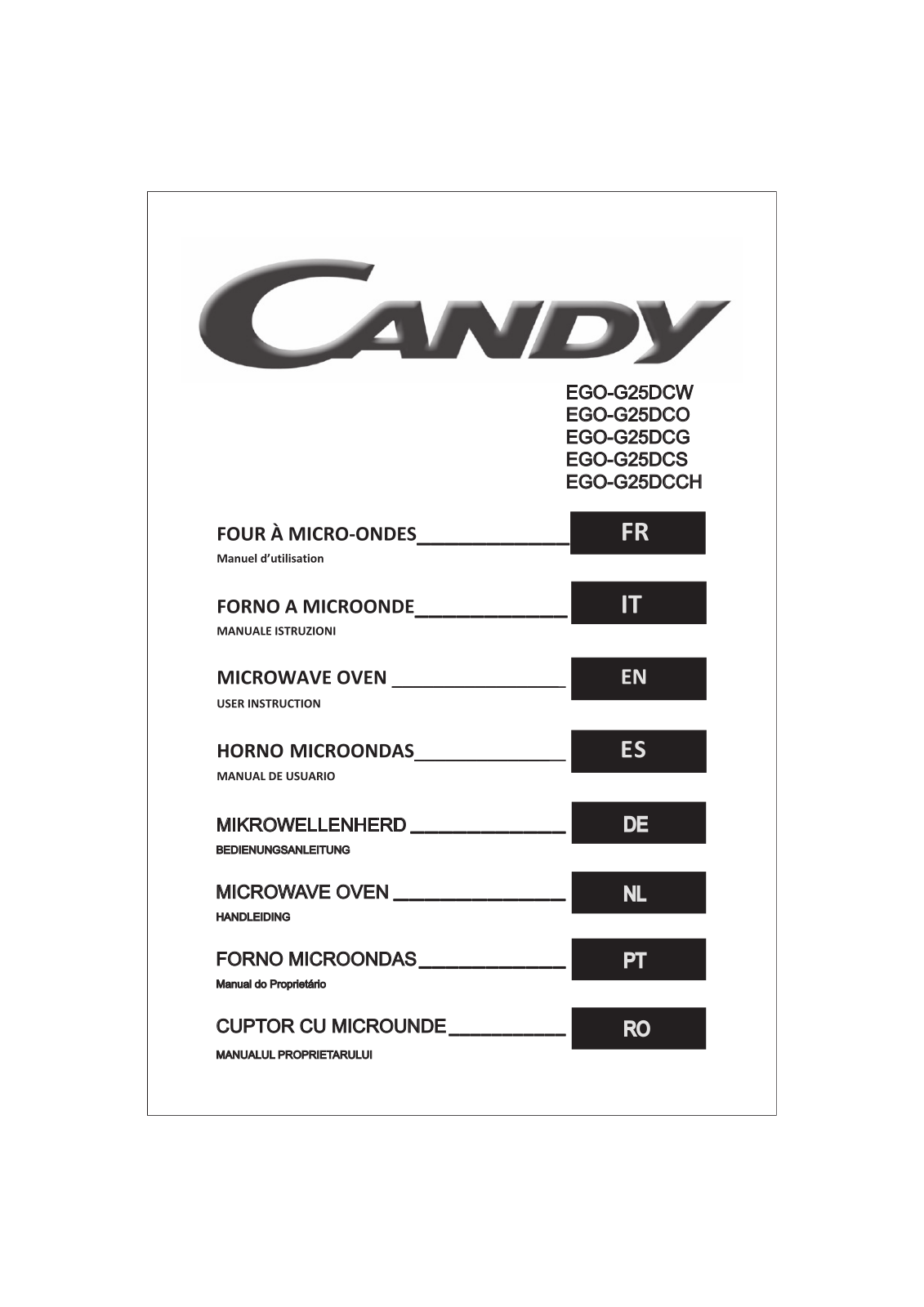 Candy EGO User Manual