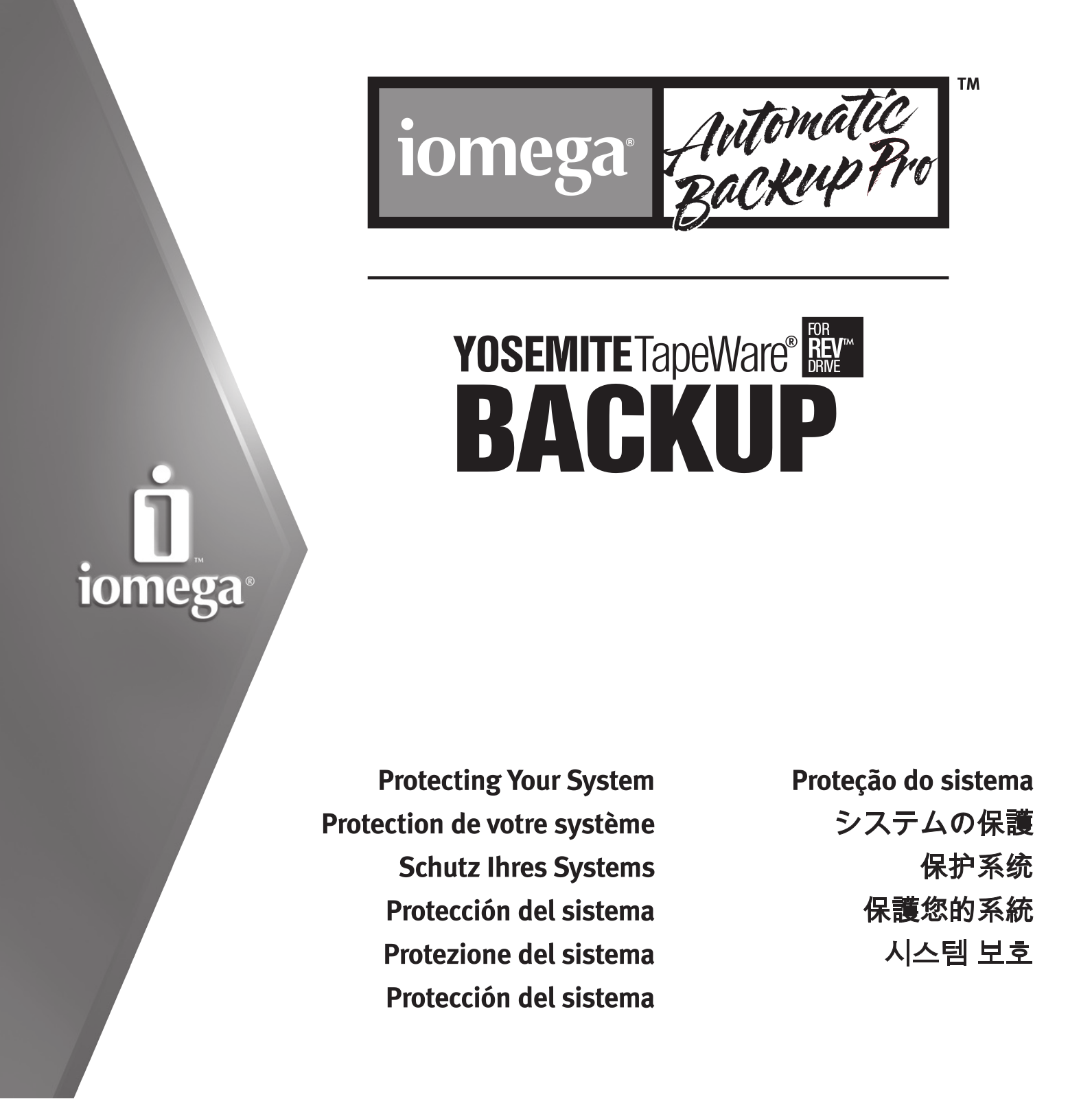 IOMEGA AUTOMATIC BACKUP PRO User Manual