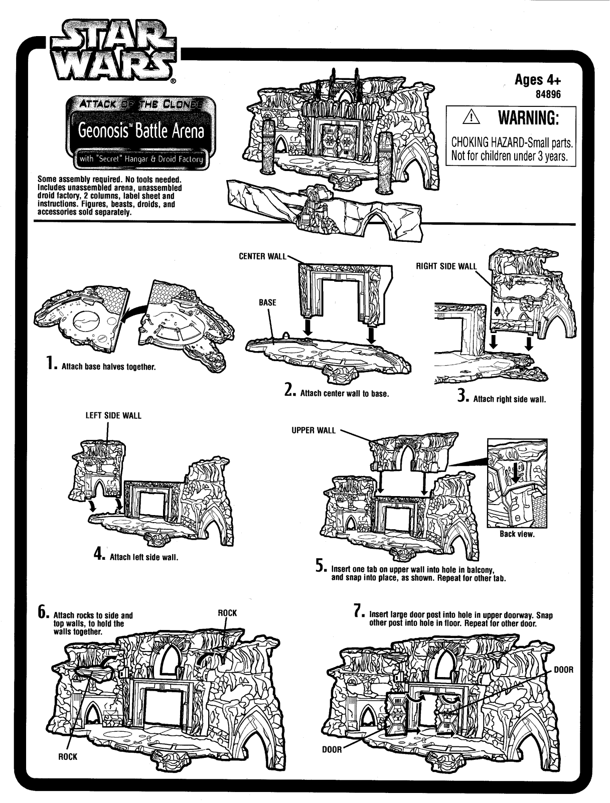 HASBRO GEONOSIAN BATTLE ARENA User Manual