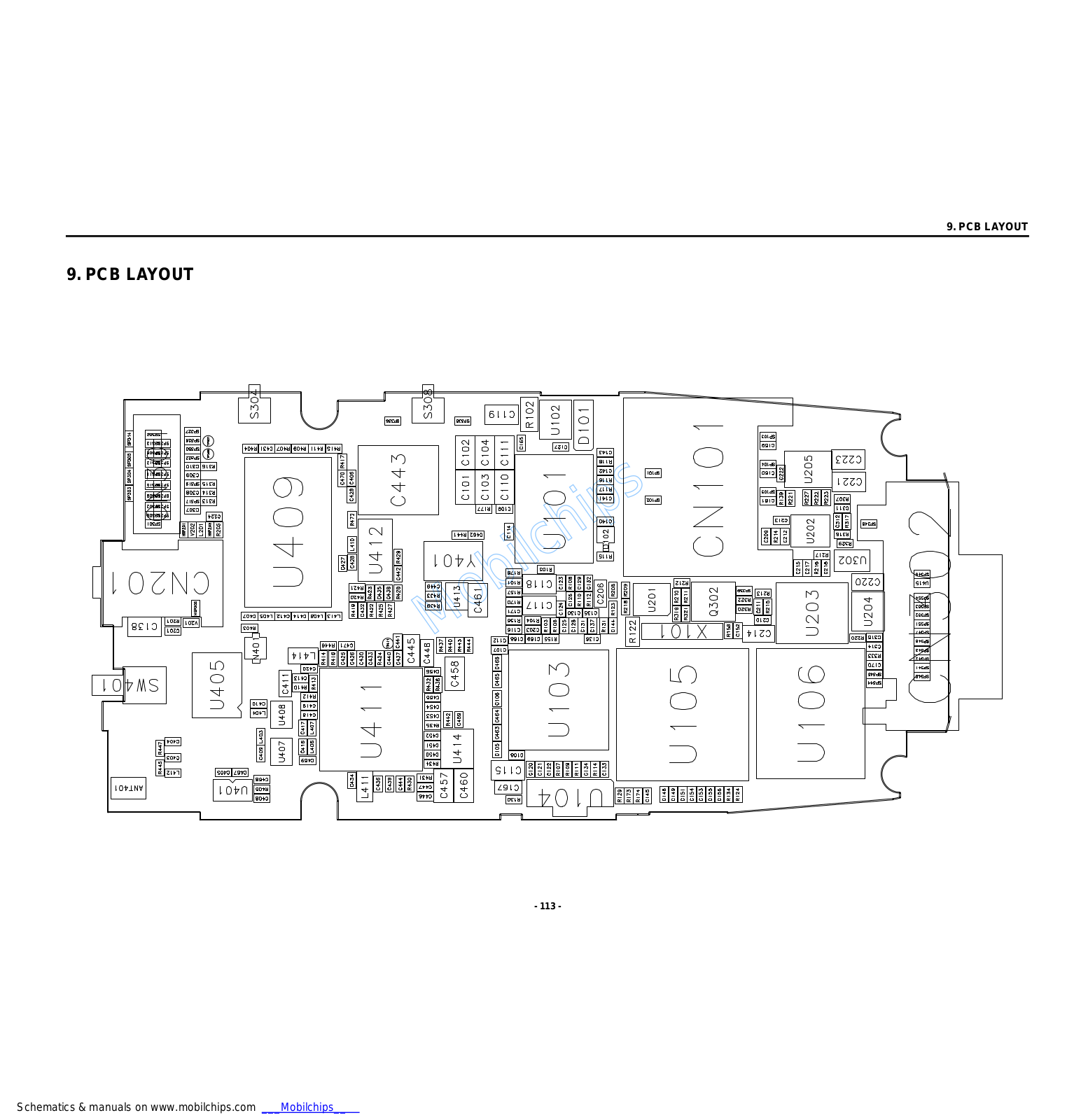 LG G5200 PCB LAYOUT