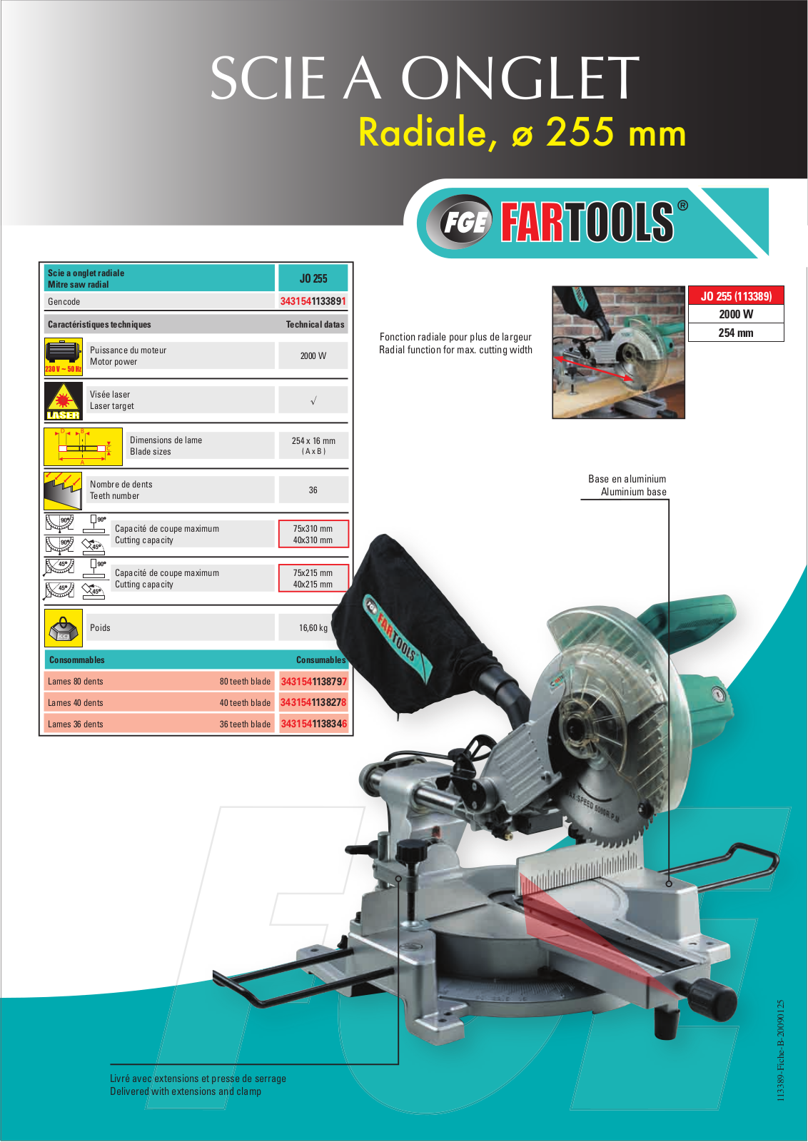 FARTOOLS JO255 User Manual - ManualMachine.com