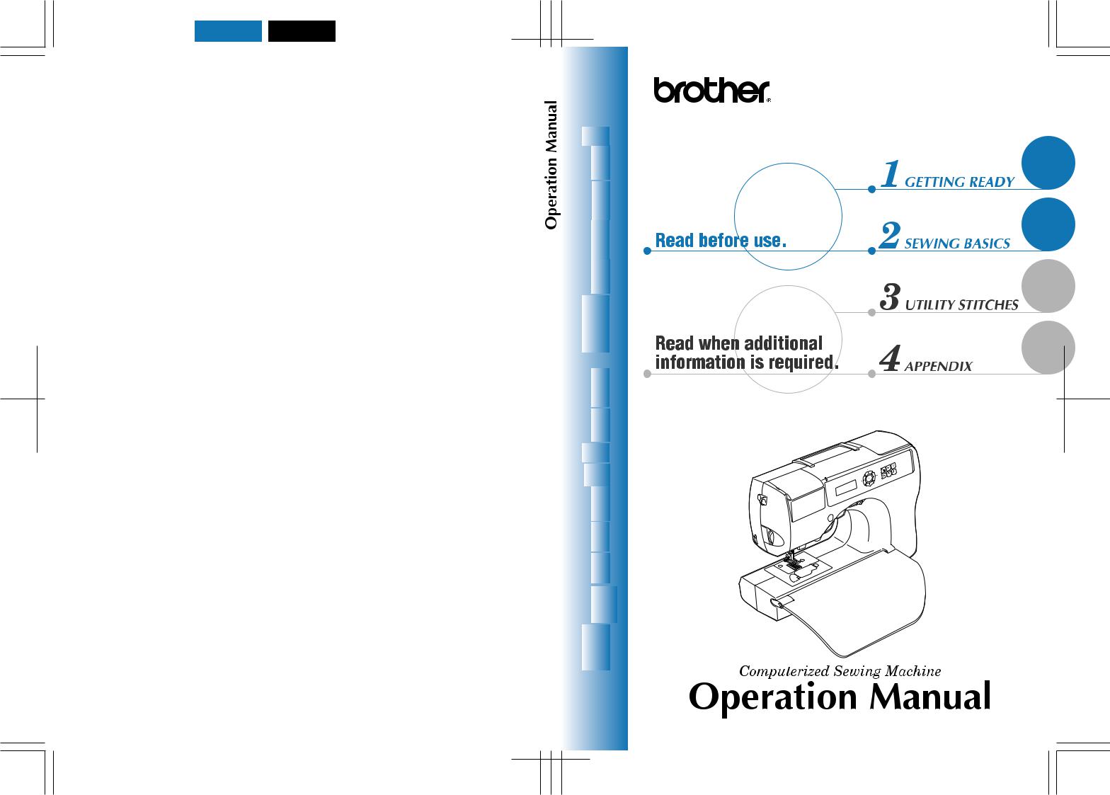 Brother CS-8120, CS-8130 Operation Manual