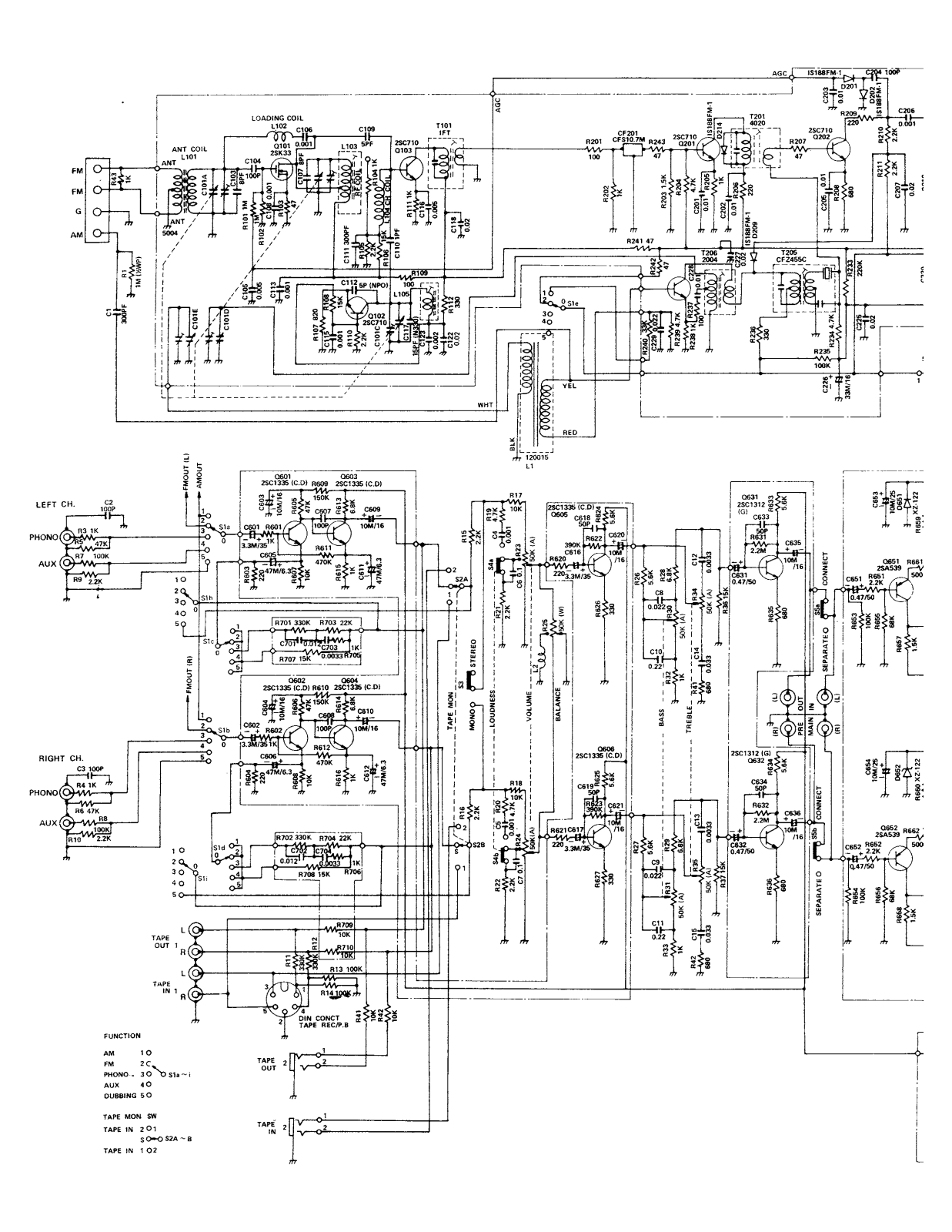 Nikko Audio STA-5010 Schematic