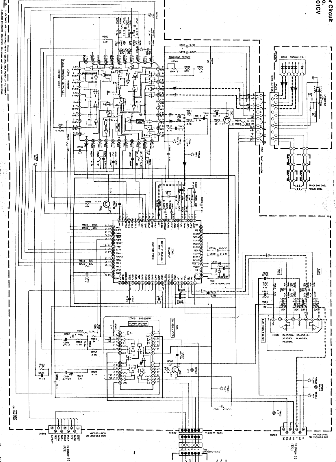 JVC UX-T3VX, UX-T3 Cirquit Diagram