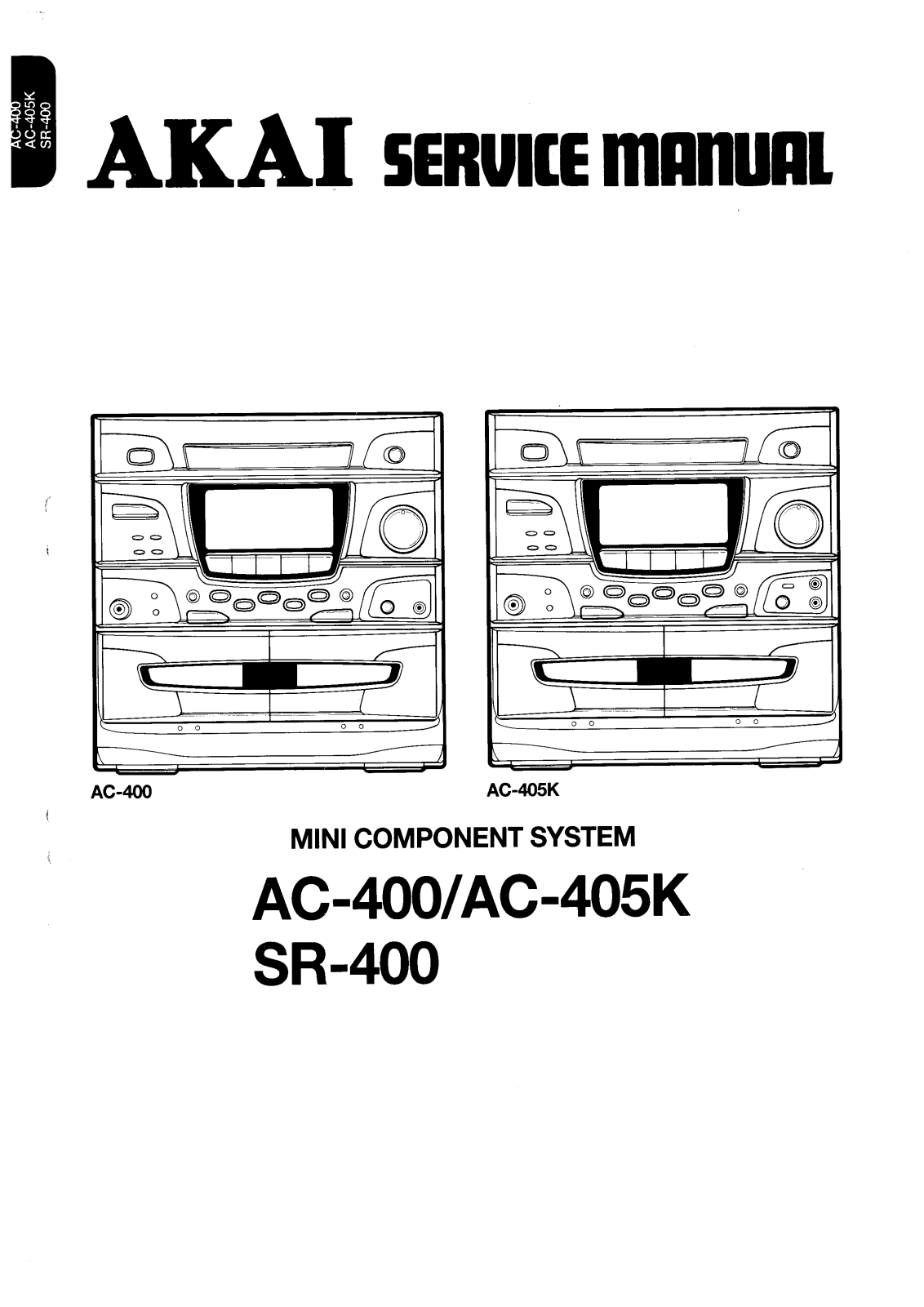 Akai AC-405-K, AC-400 Service Manual