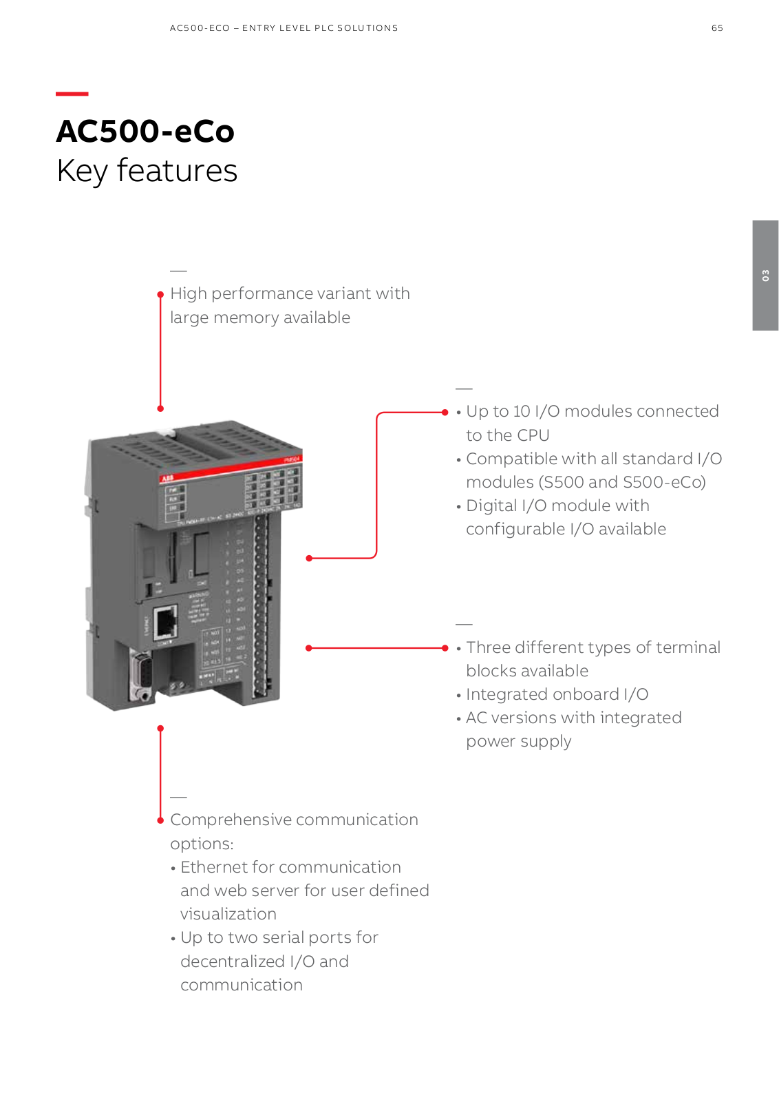 ABB AC500-eCo General Product Line Information