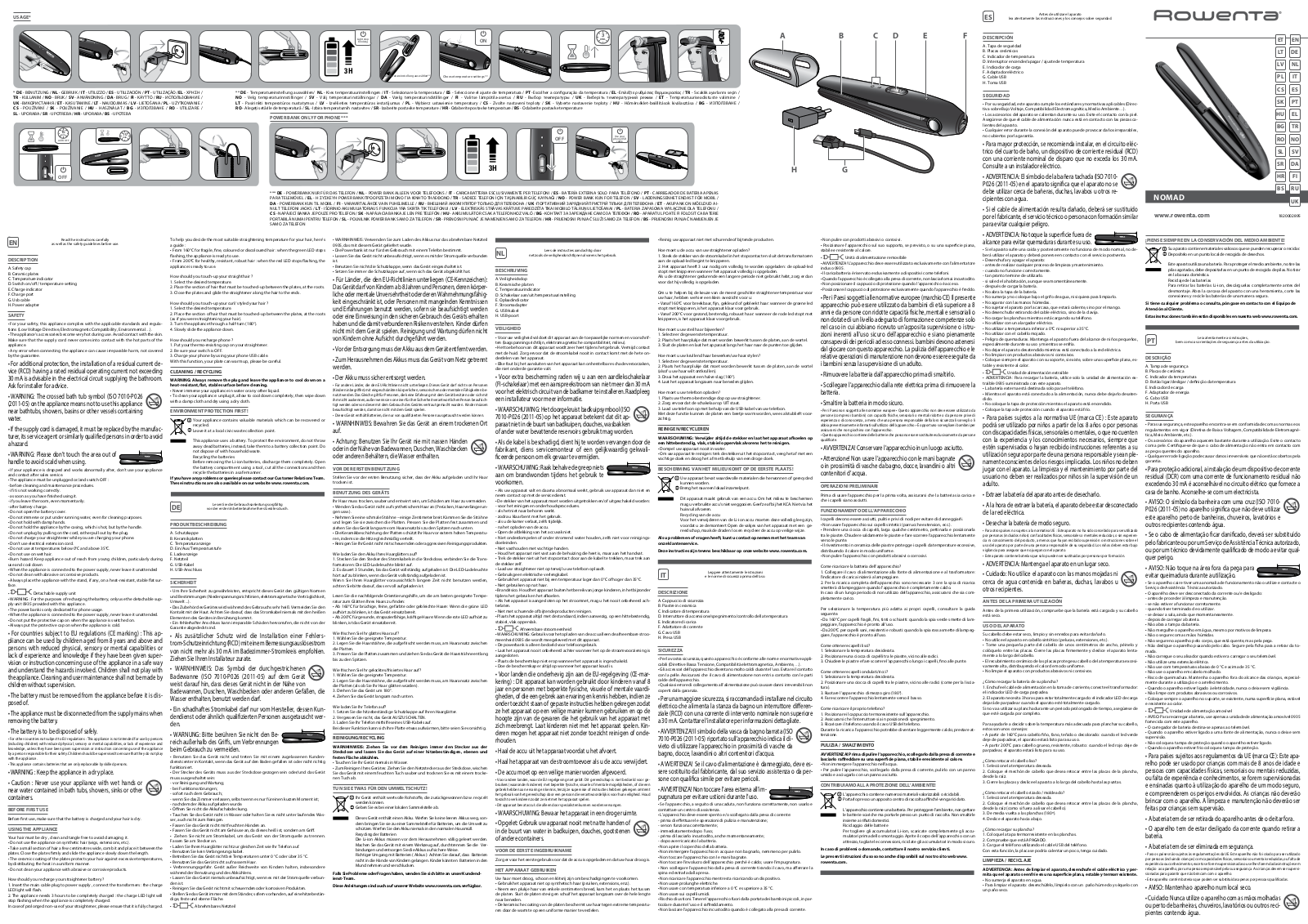 Rowenta SF1312F0 User Manual