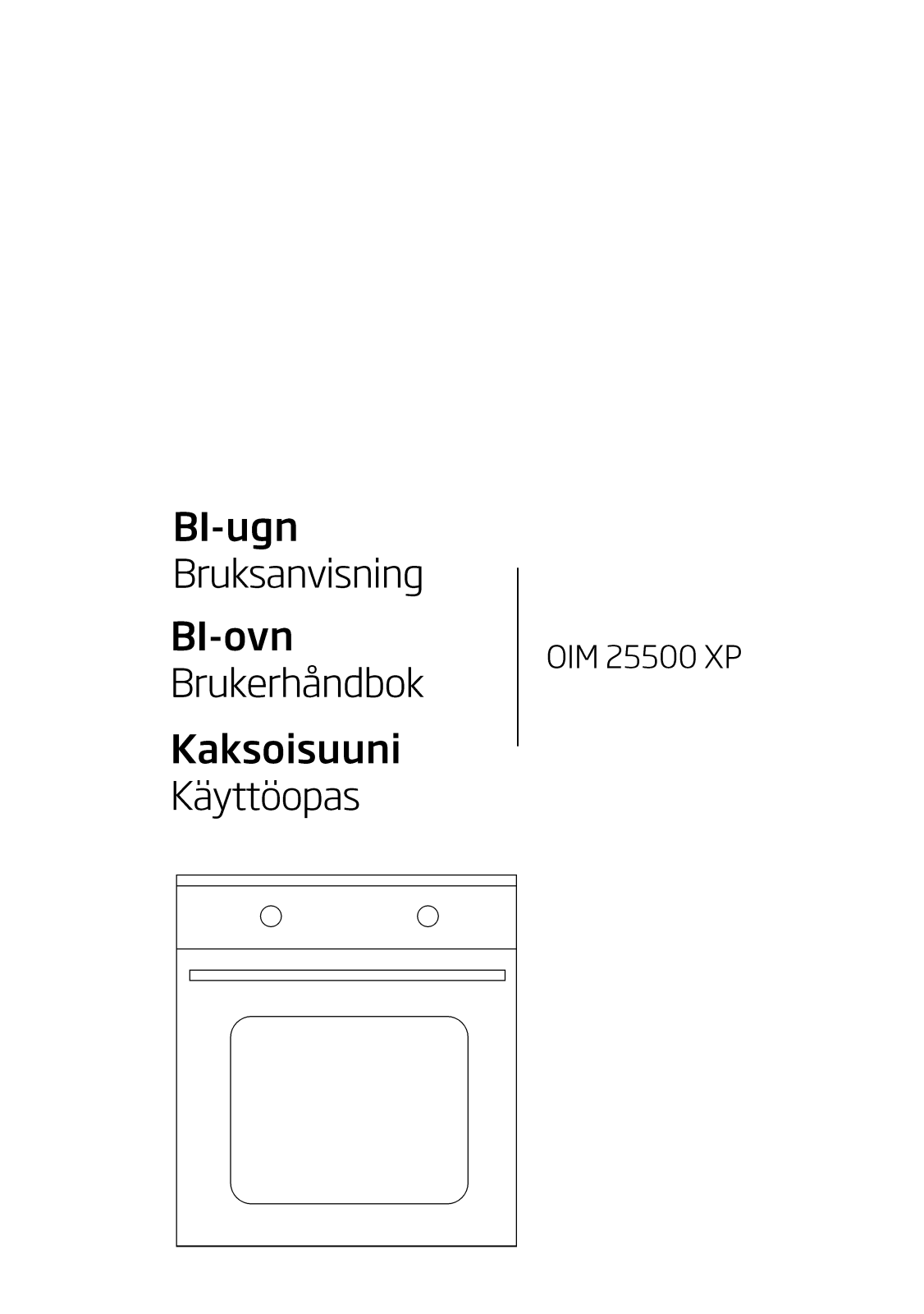 Beko OIM 25500 XP User Manual