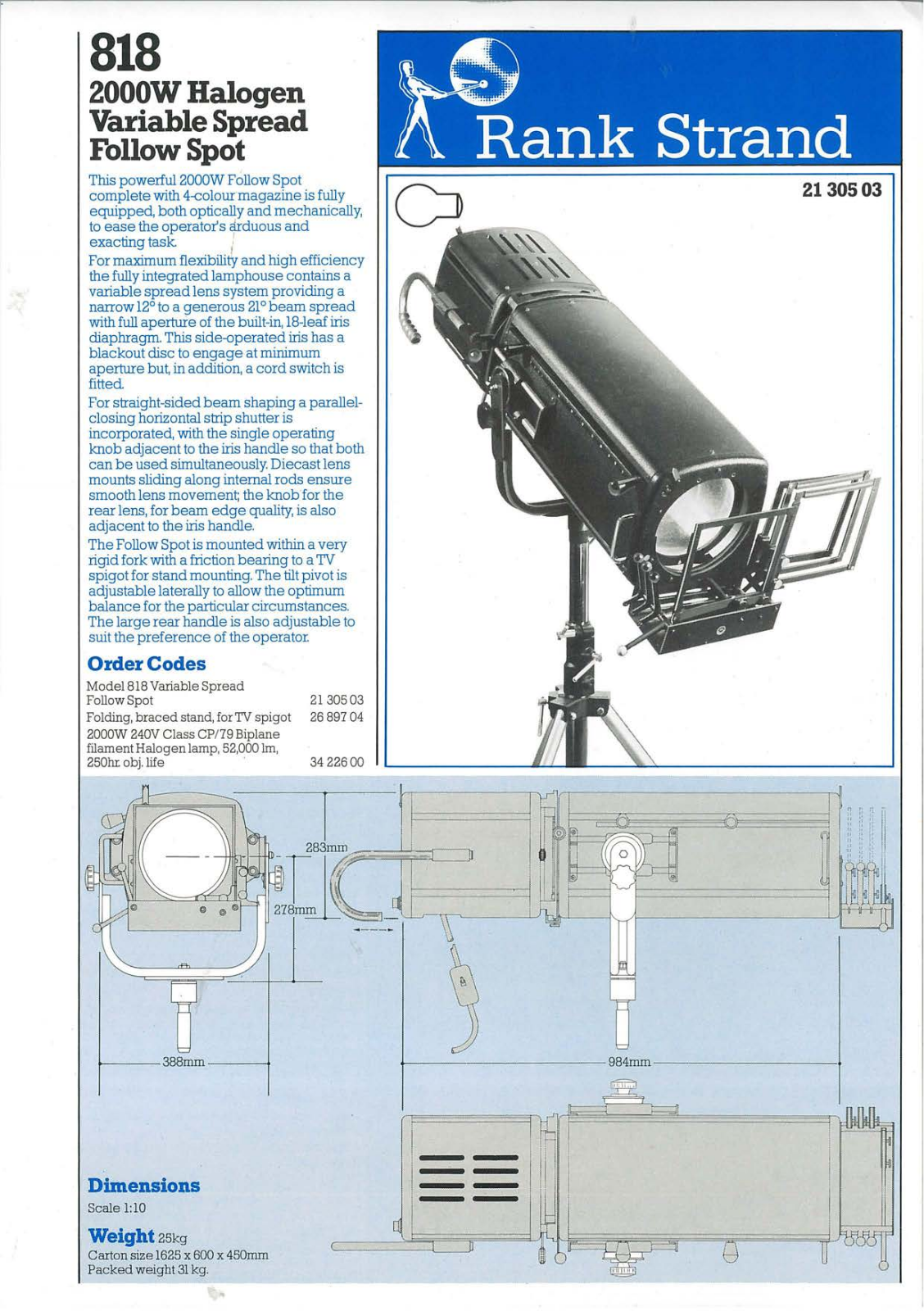 Strand Pattern 818 Datasheet - ManualMachine.com
