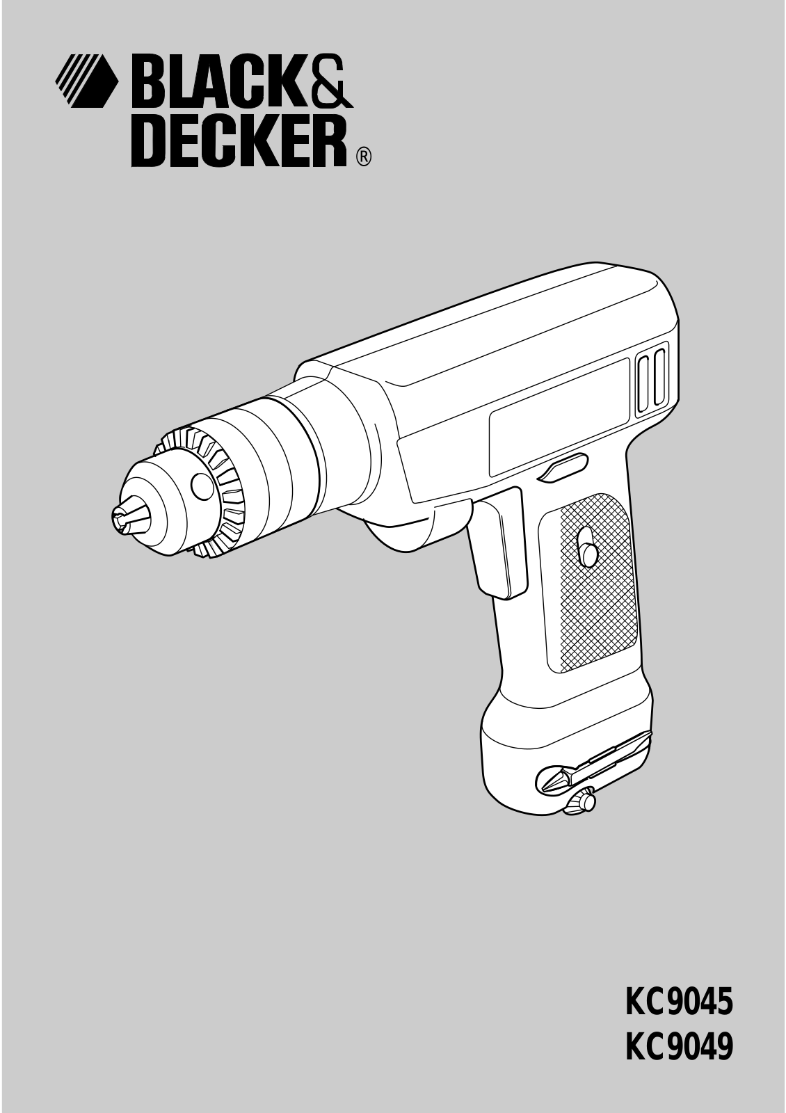 Black & Decker Kc9045 Instruction Manual