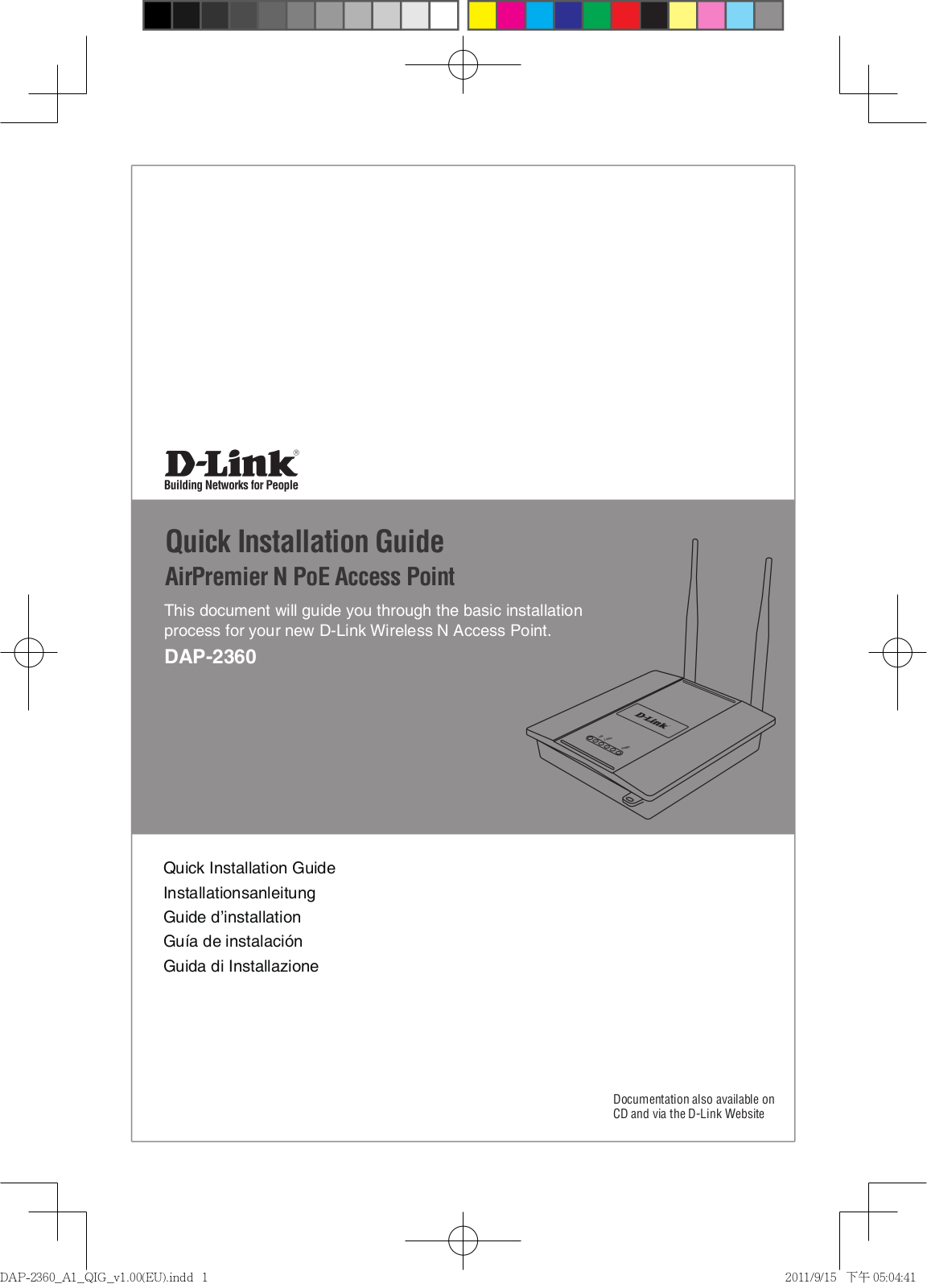 D-LINK DAP-2360 User Manual