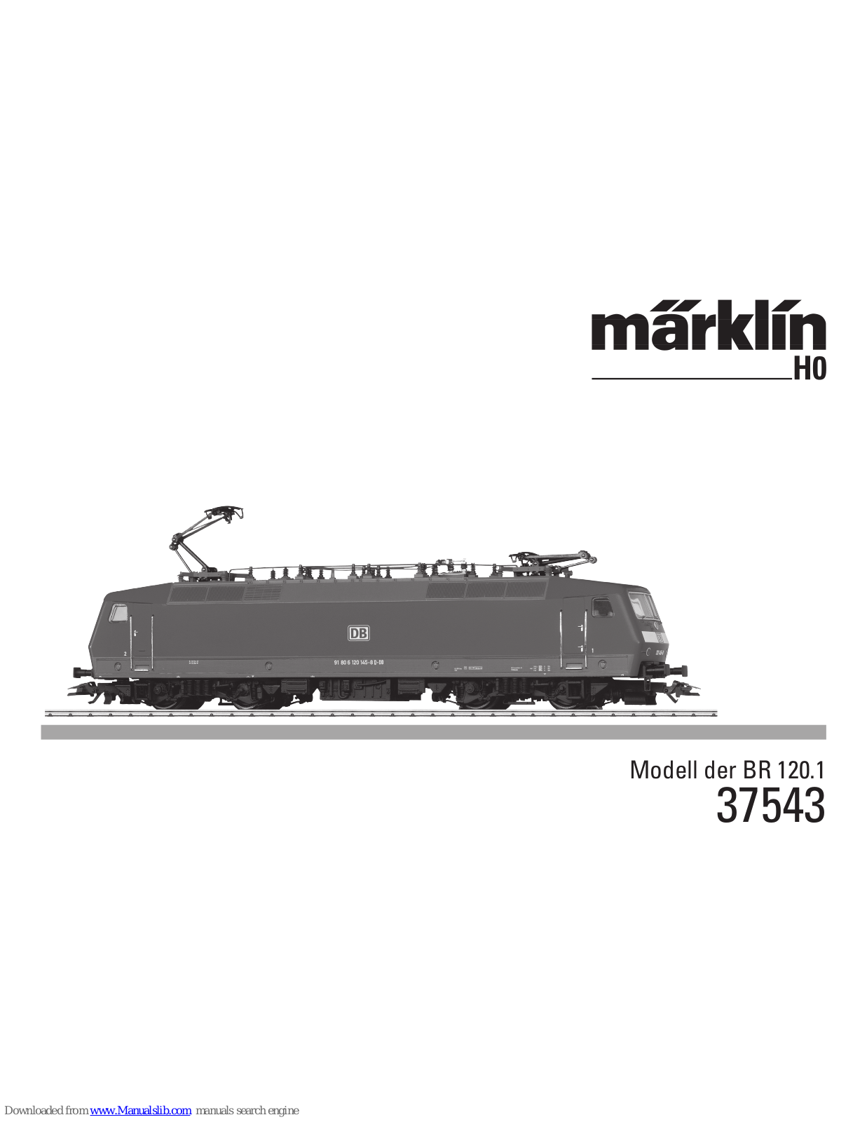 marklin 37543 Instruction Manual