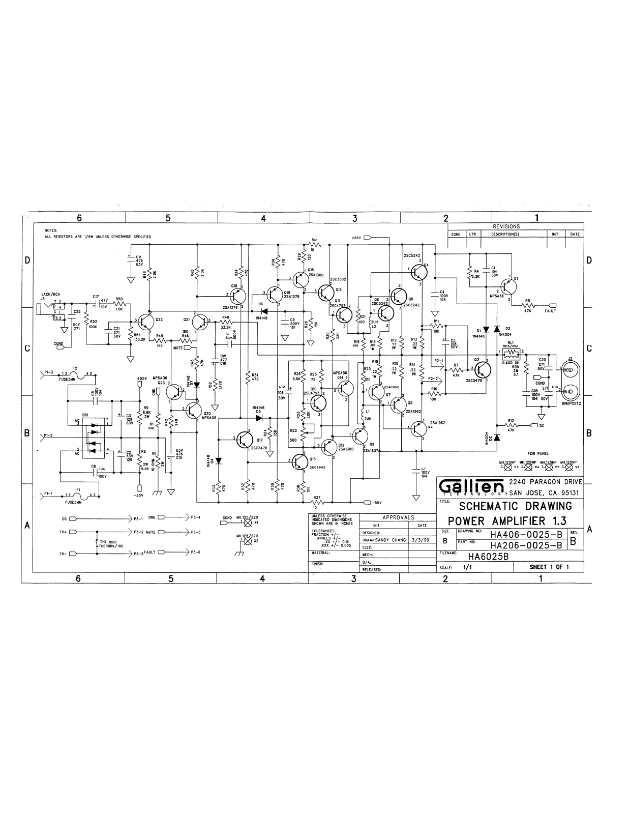 Harman Kardon Signature 1.3 Schematic