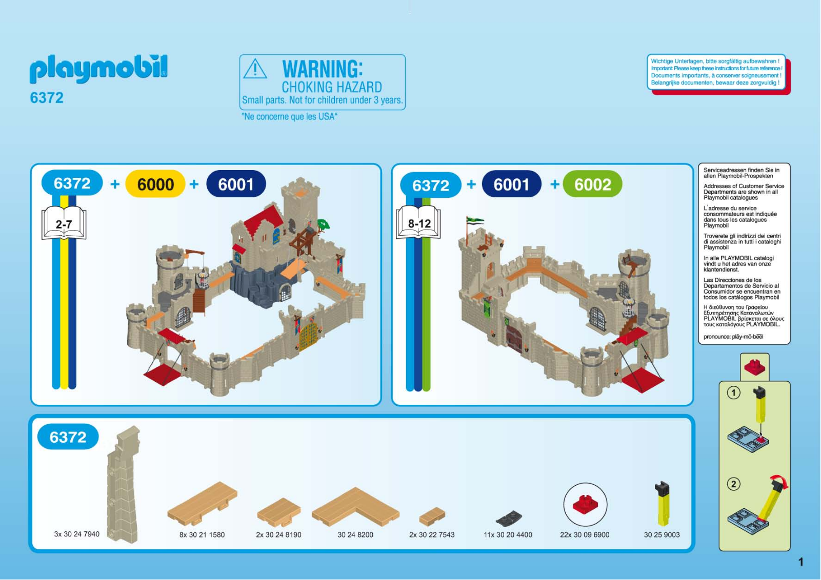 Playmobil 6372 Instructions