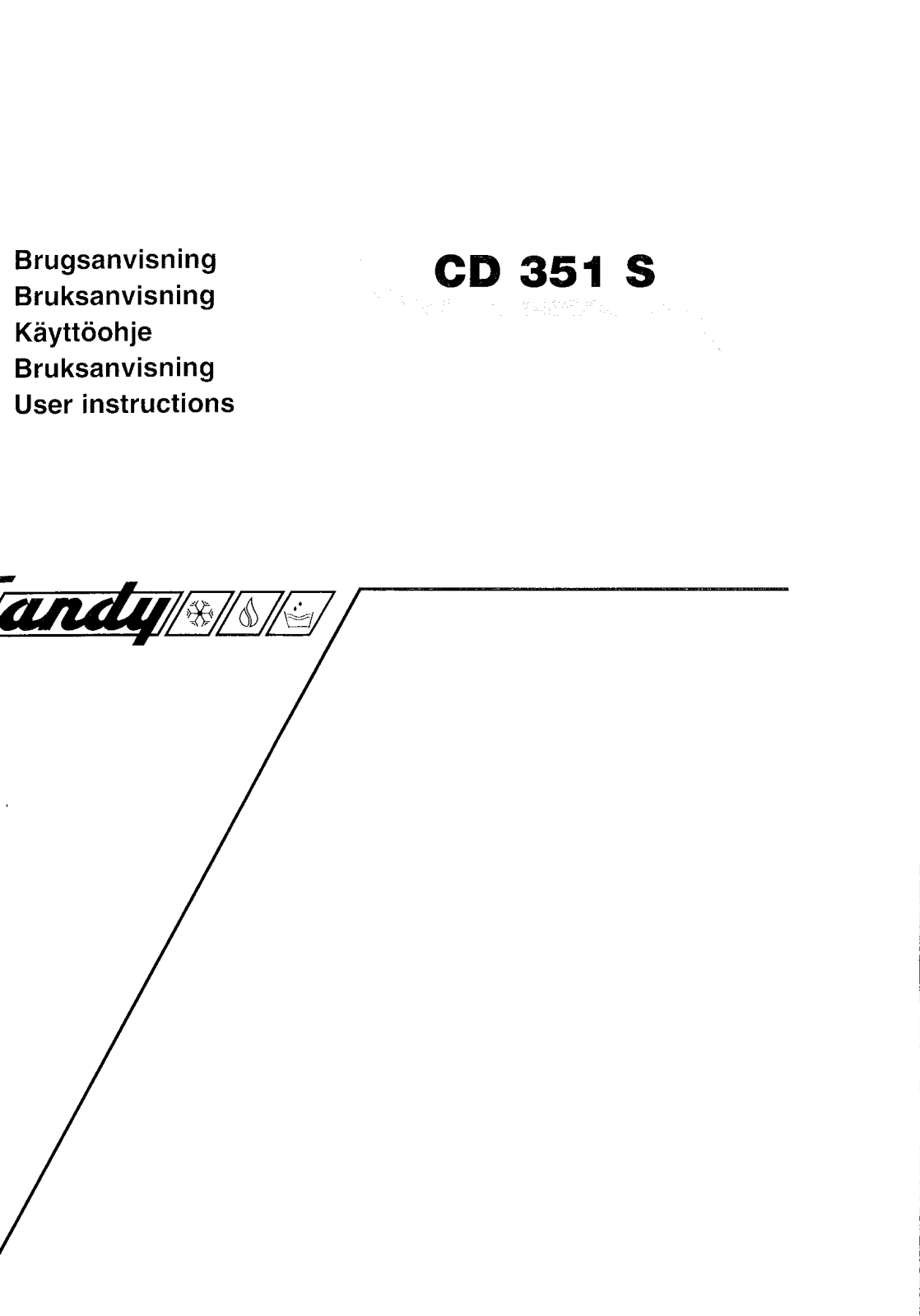 Candy LS CD 351 S Manual
