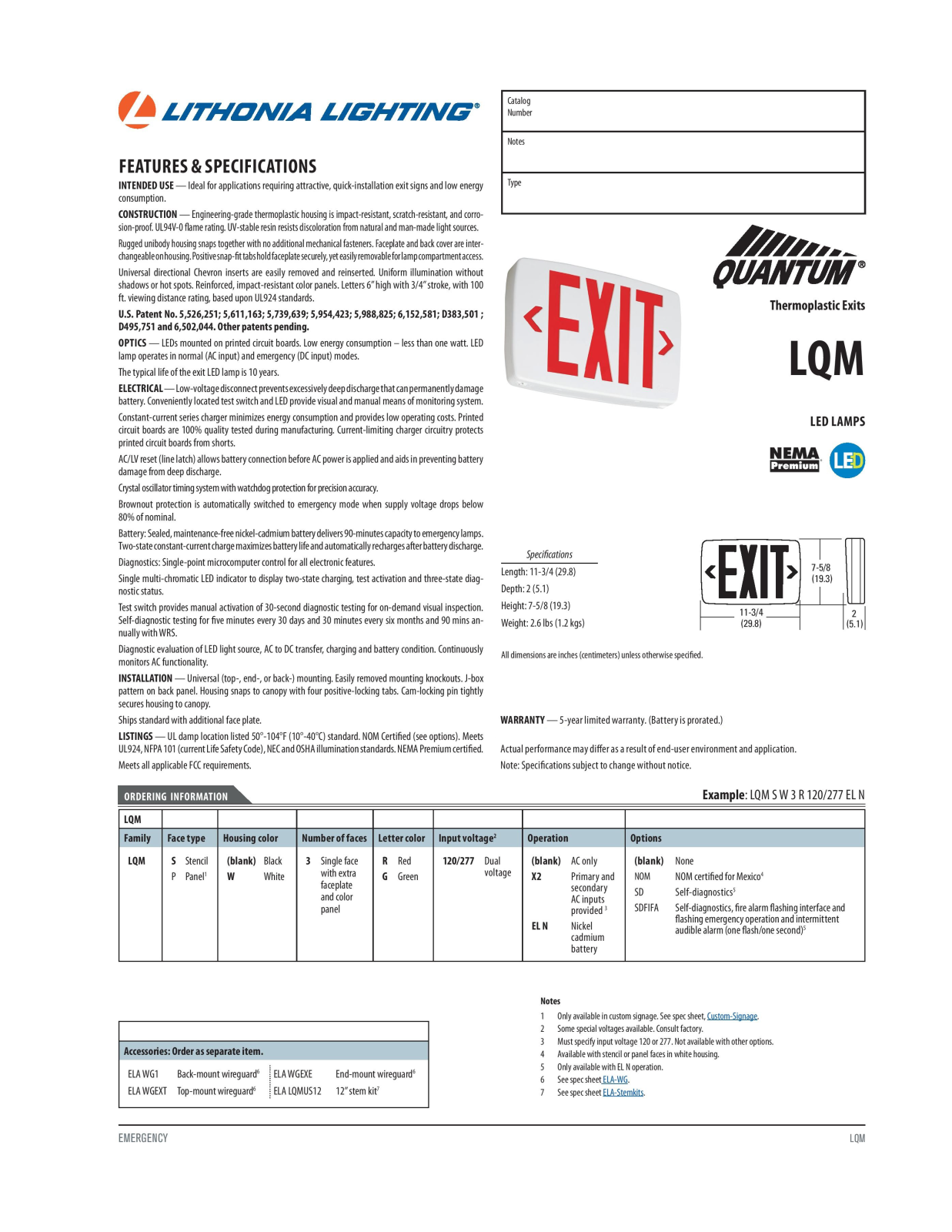 Lithonia Lighting LIH1780 Specifications - ManualMachine.com