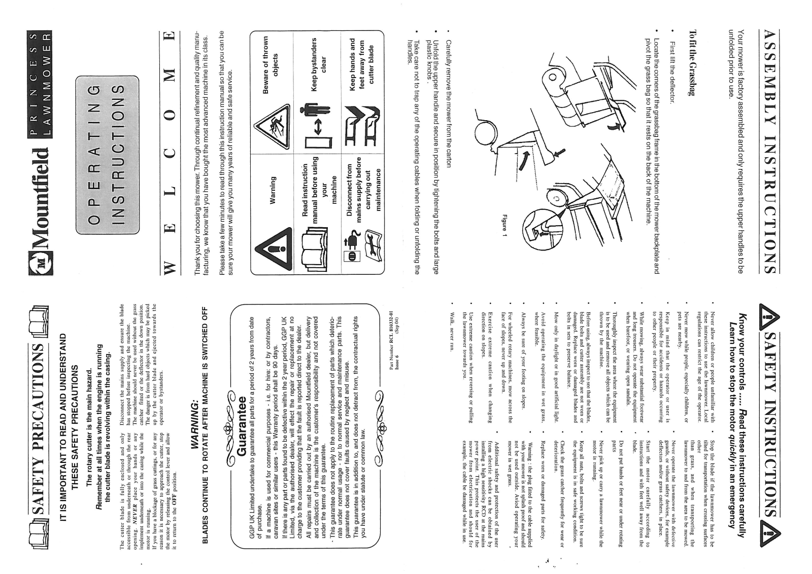 Mountfield MP84401-05, RCL810332-01 User Manual