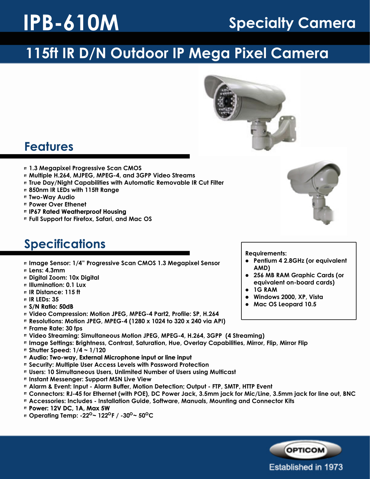 Opticom IPB-610M DATASHEET - ManualMachine.com