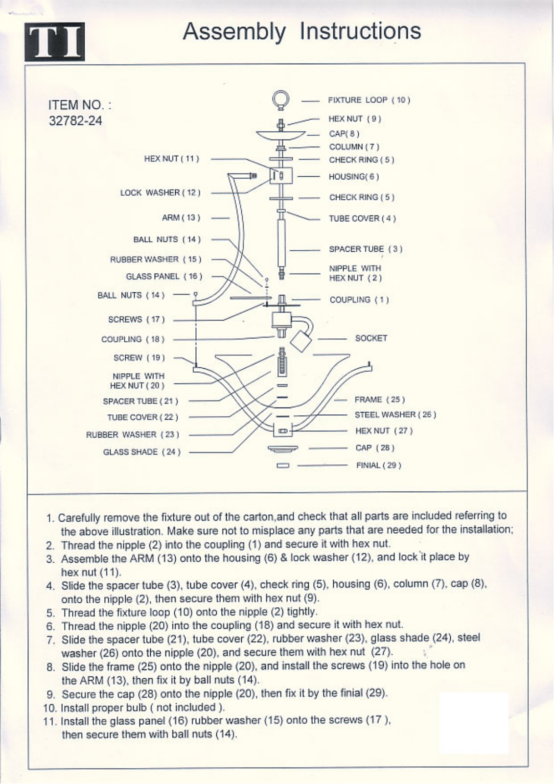 Triarch 32782-24 User Manual