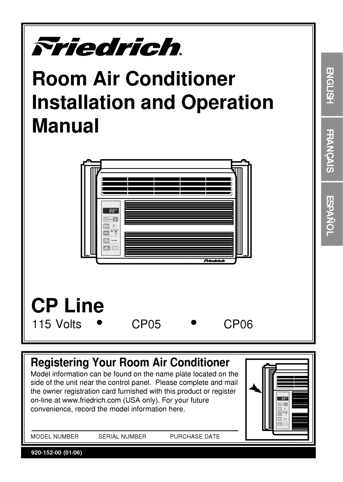 LG CP05C10 User Manual