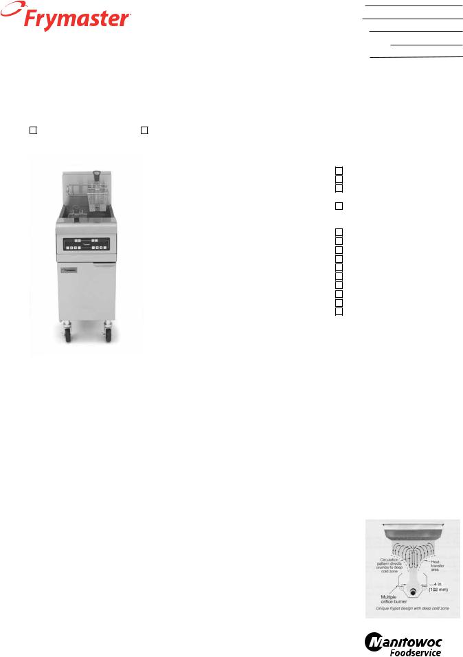 Frymaster PMJ145-2 User Manual