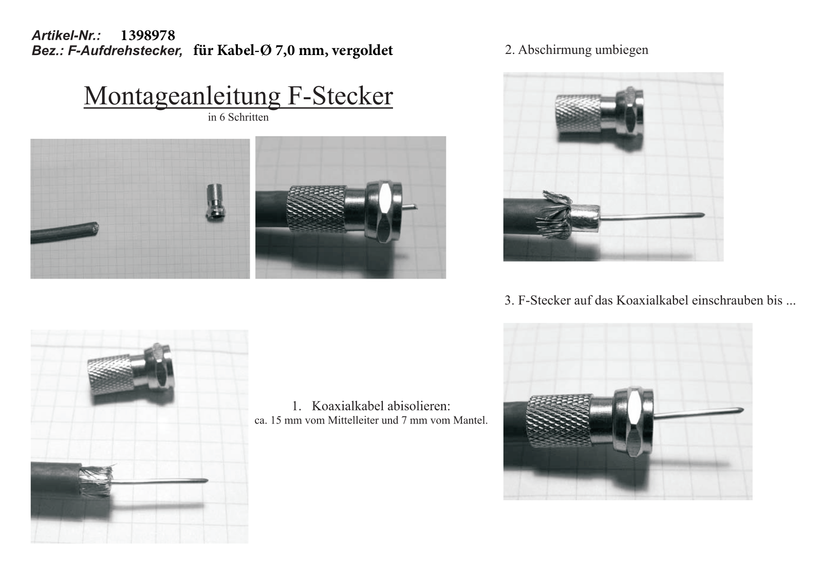 Renkforce 1398978 Operating Instructions