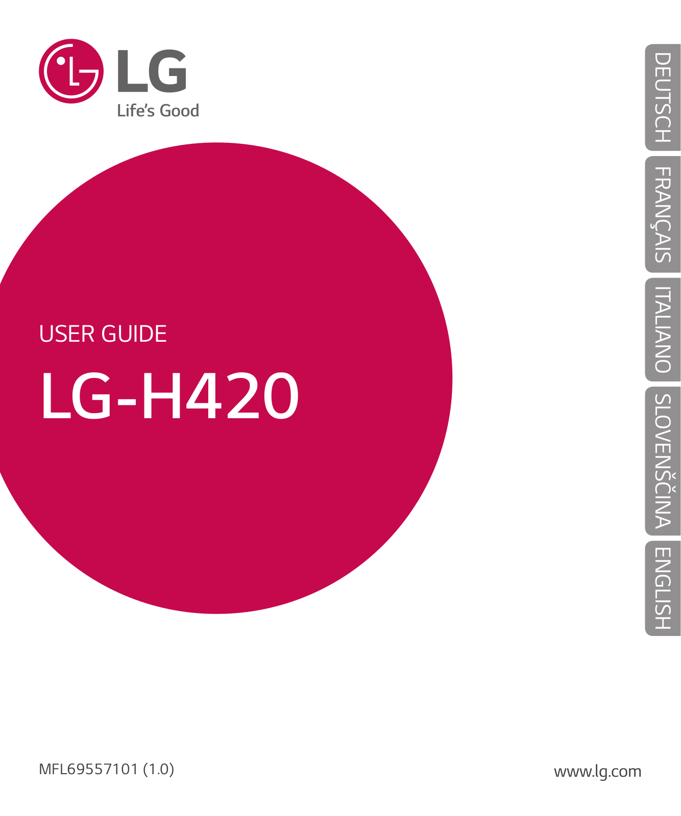 LG LGH420 User Manual