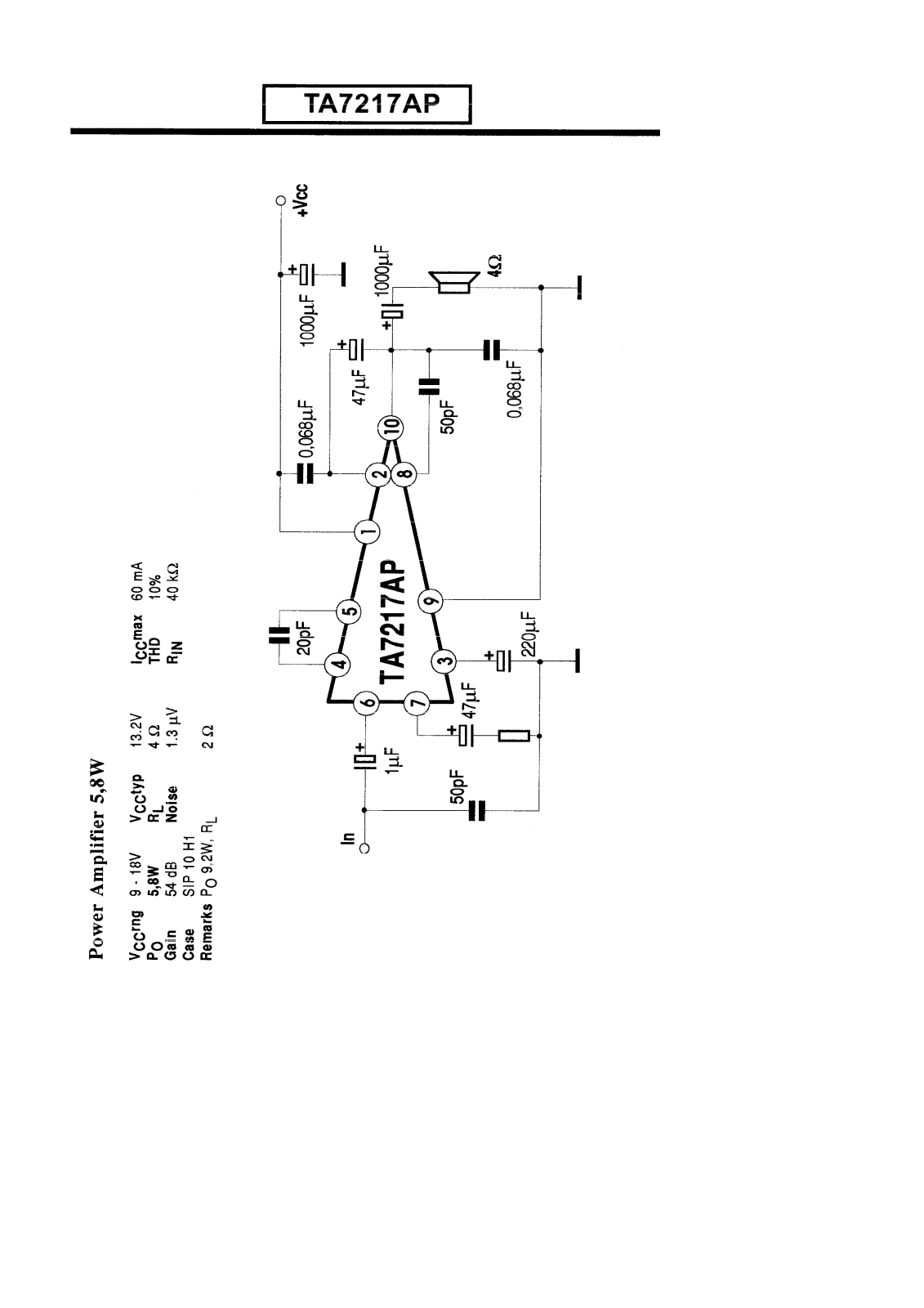 Datasheets TA7217AP Datasheet - ManualMachine.com