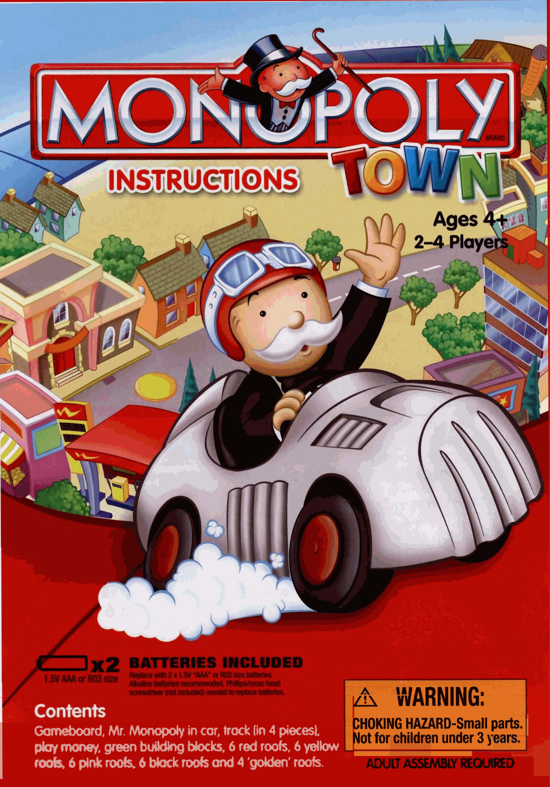 HASBRO Monopoly Town User Manual