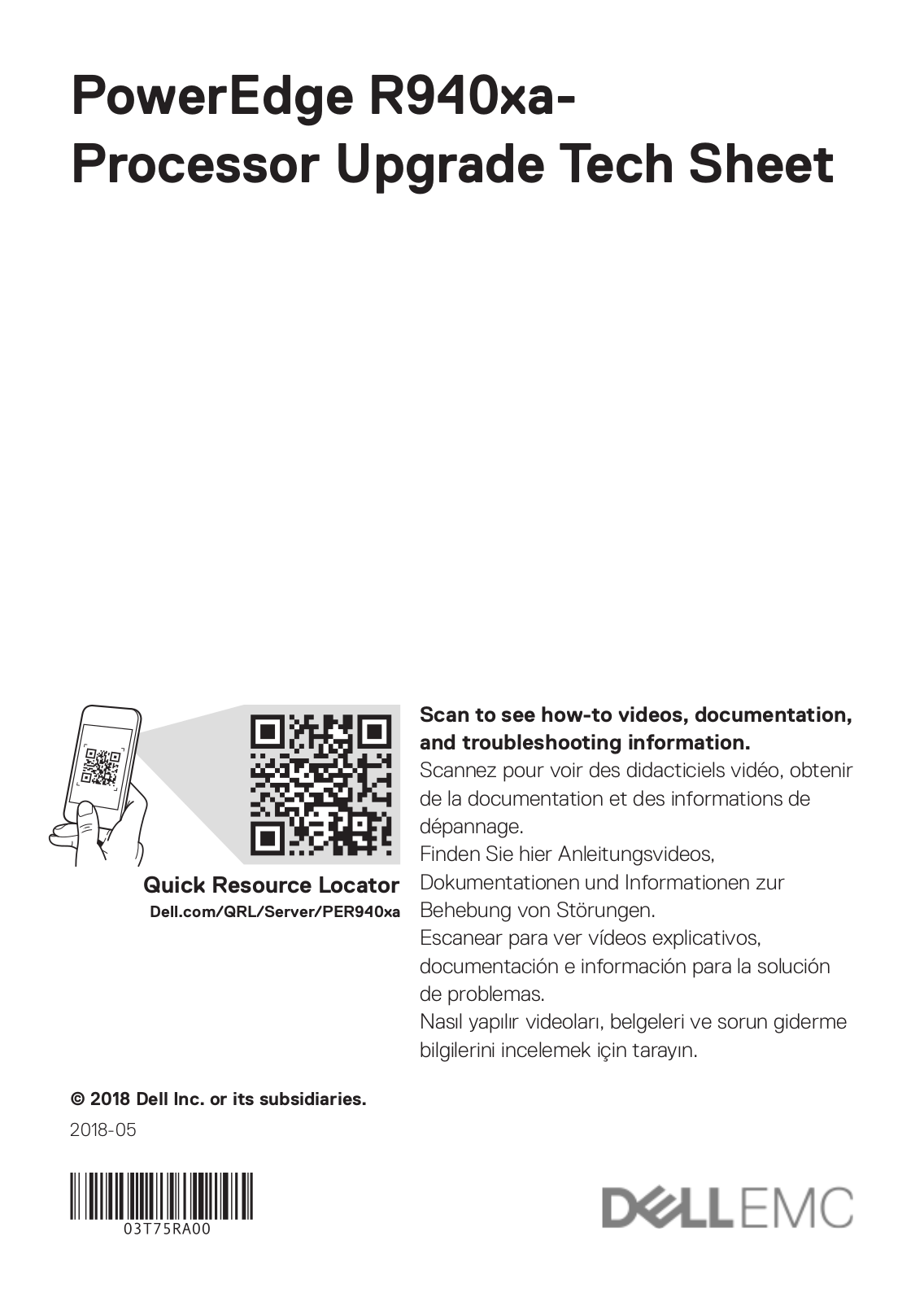 Dell PowerEdge R940xa User Manual