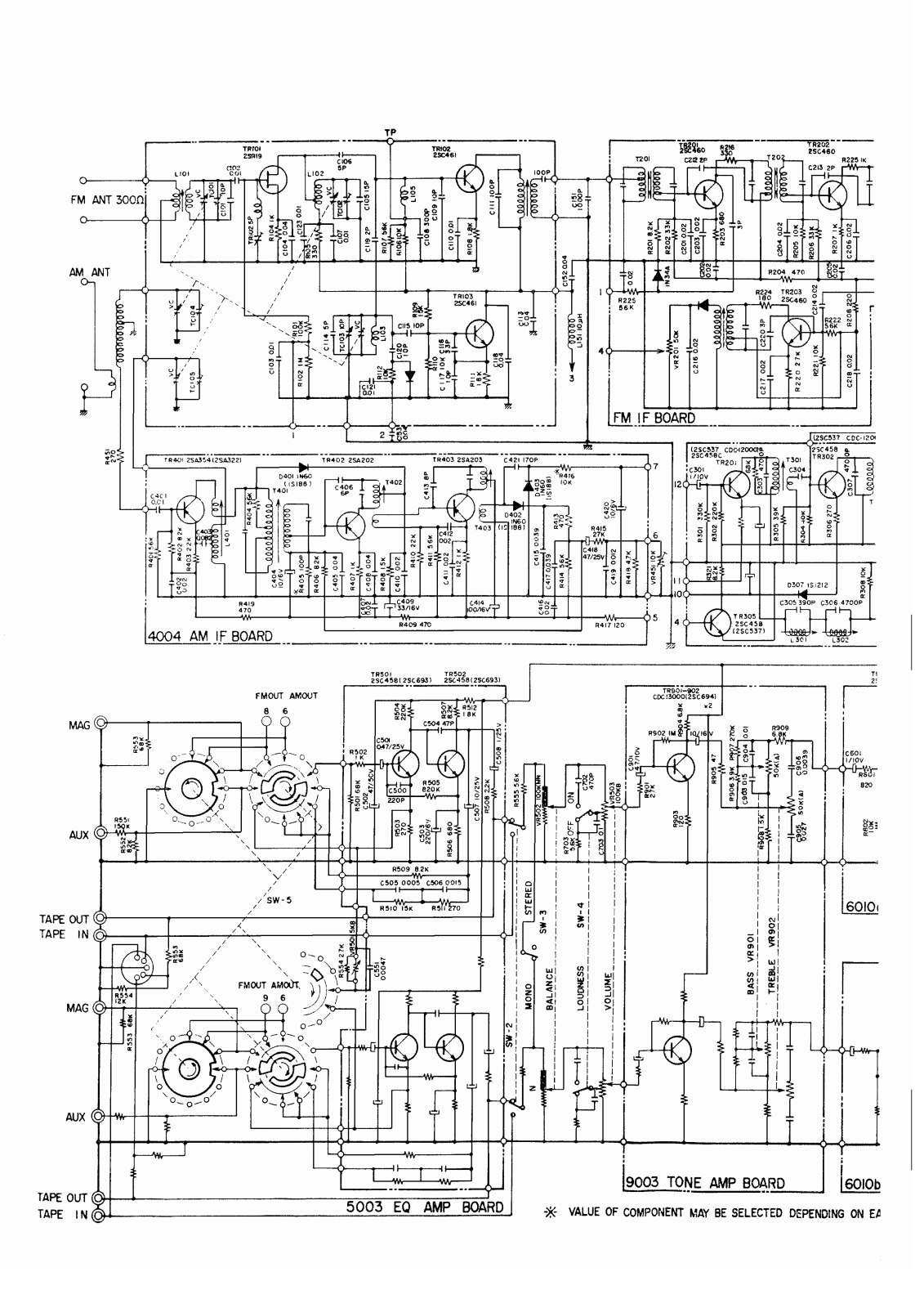 Akai AA-6300 Schematic