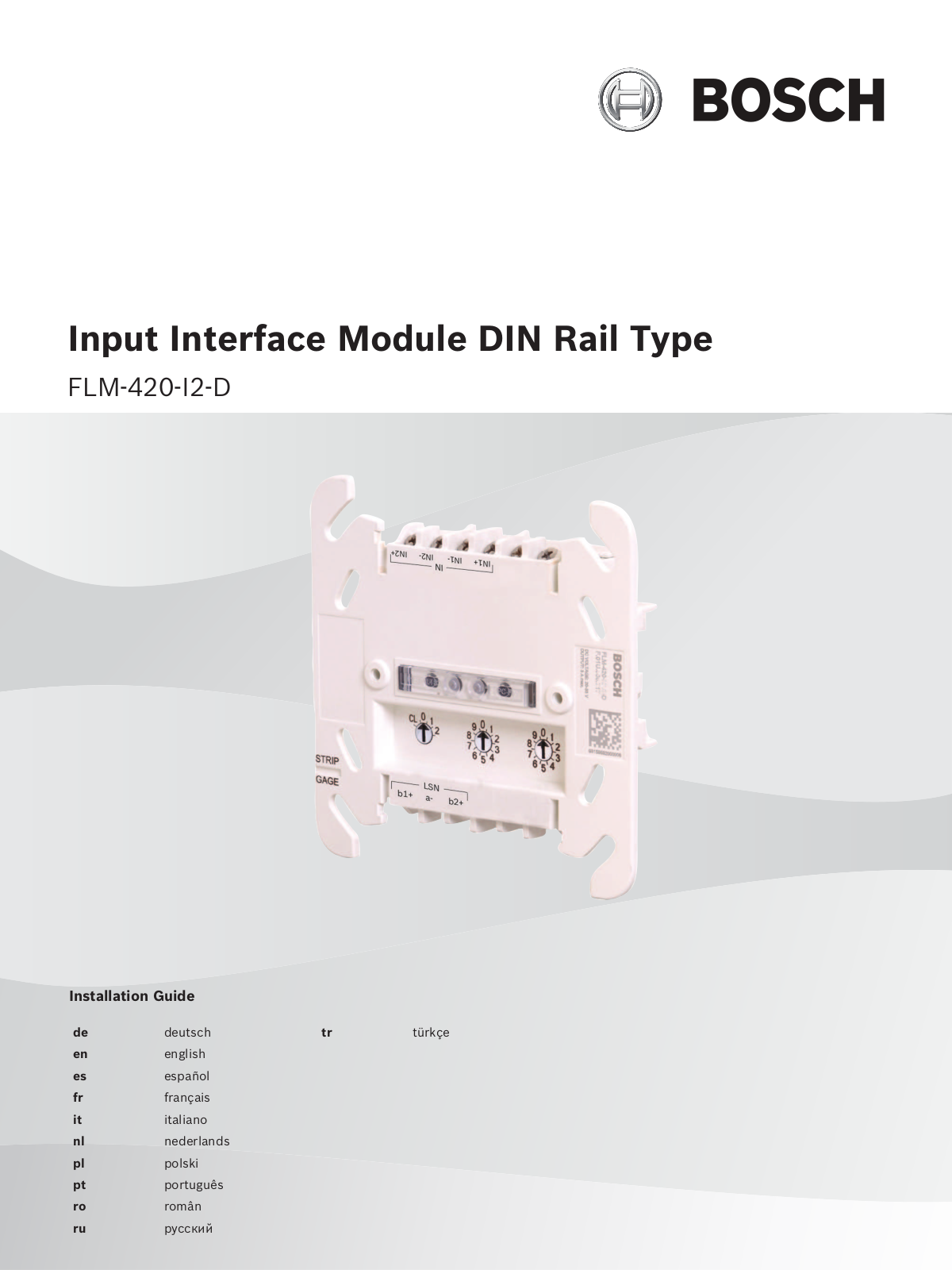 Bosch FLM-420-I2-D Installation Manual