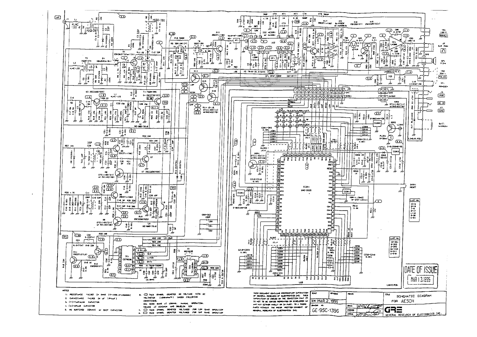 Albrecht SC AE 50H Schematic