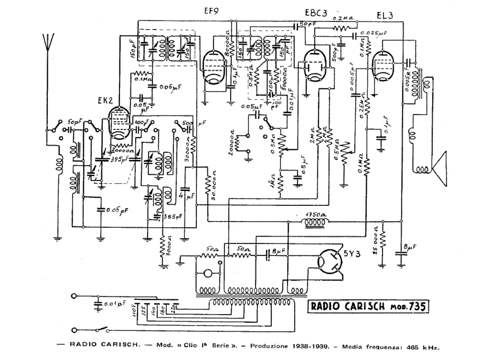 Carisch 735 schematic