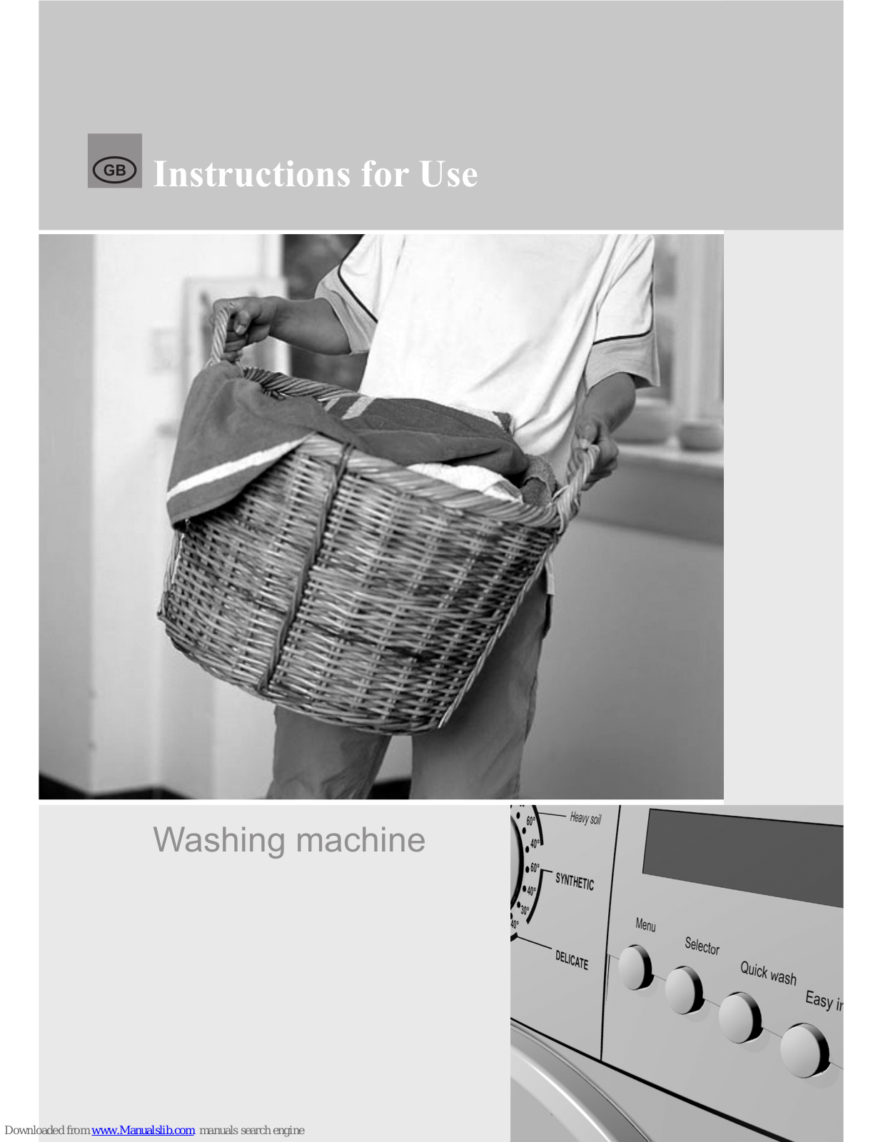 Smeg WM63141, WM63141BK, WA63 Series, WA64 Series Instructions For Use Manual