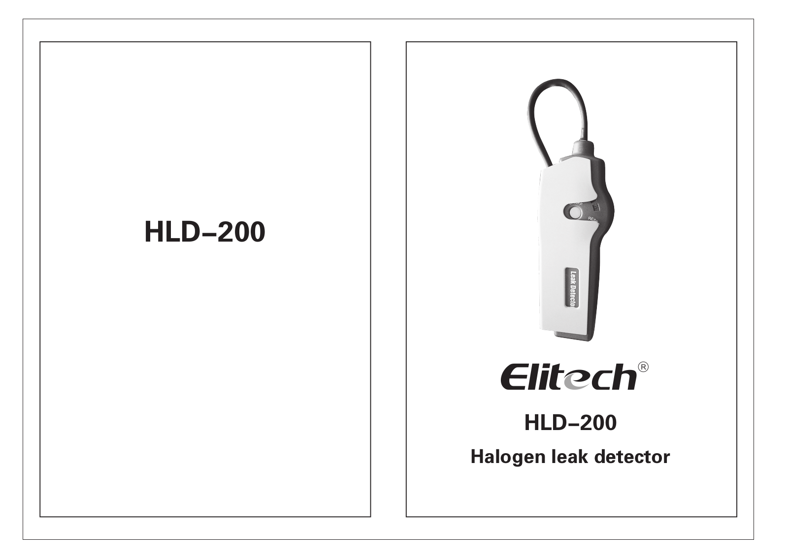 Elitech HLD-200 User Manual