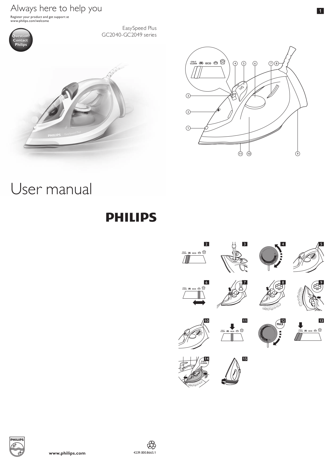 Philips GC2046 User Manual