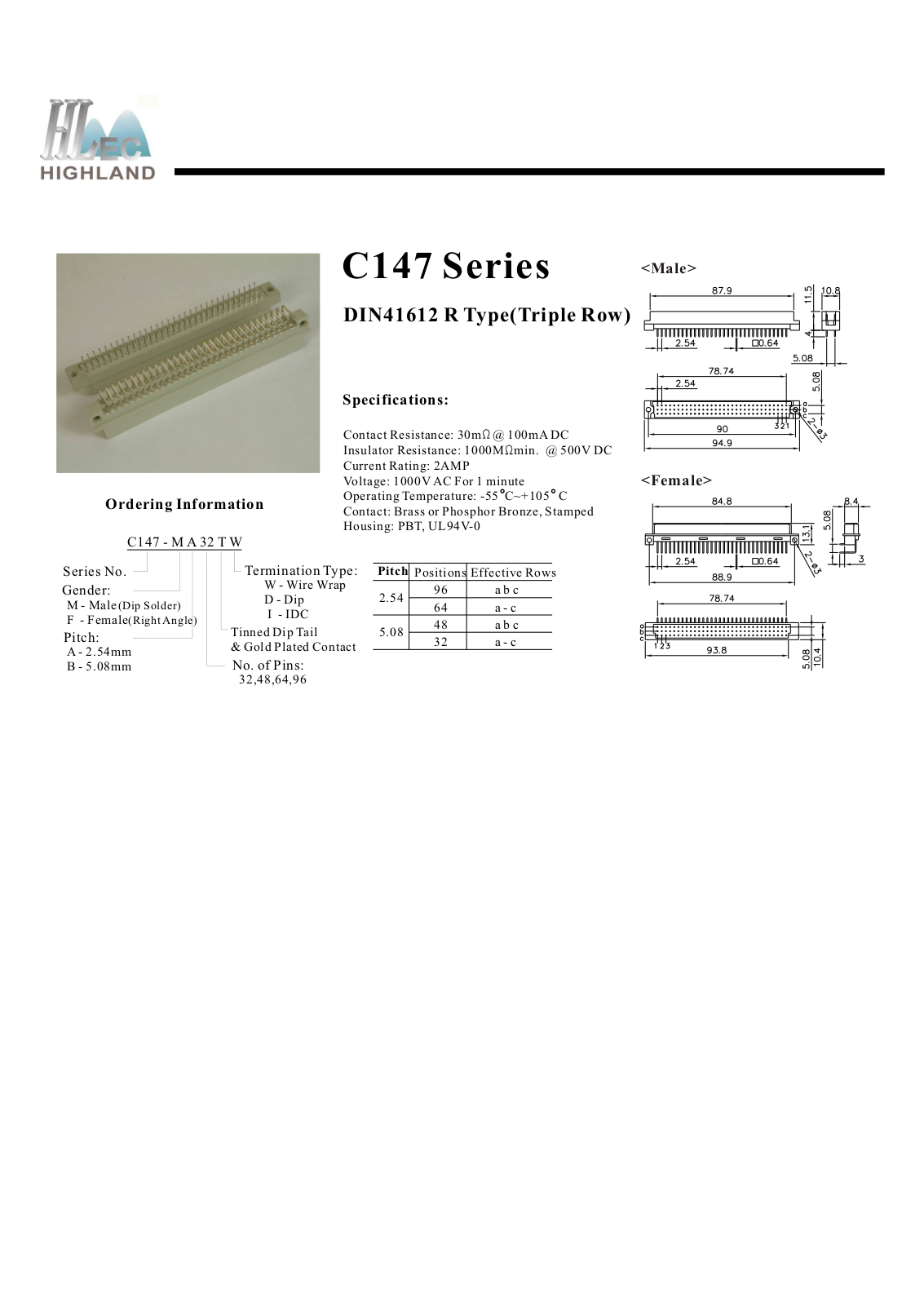 Rainbow Electronics C147 User Manual