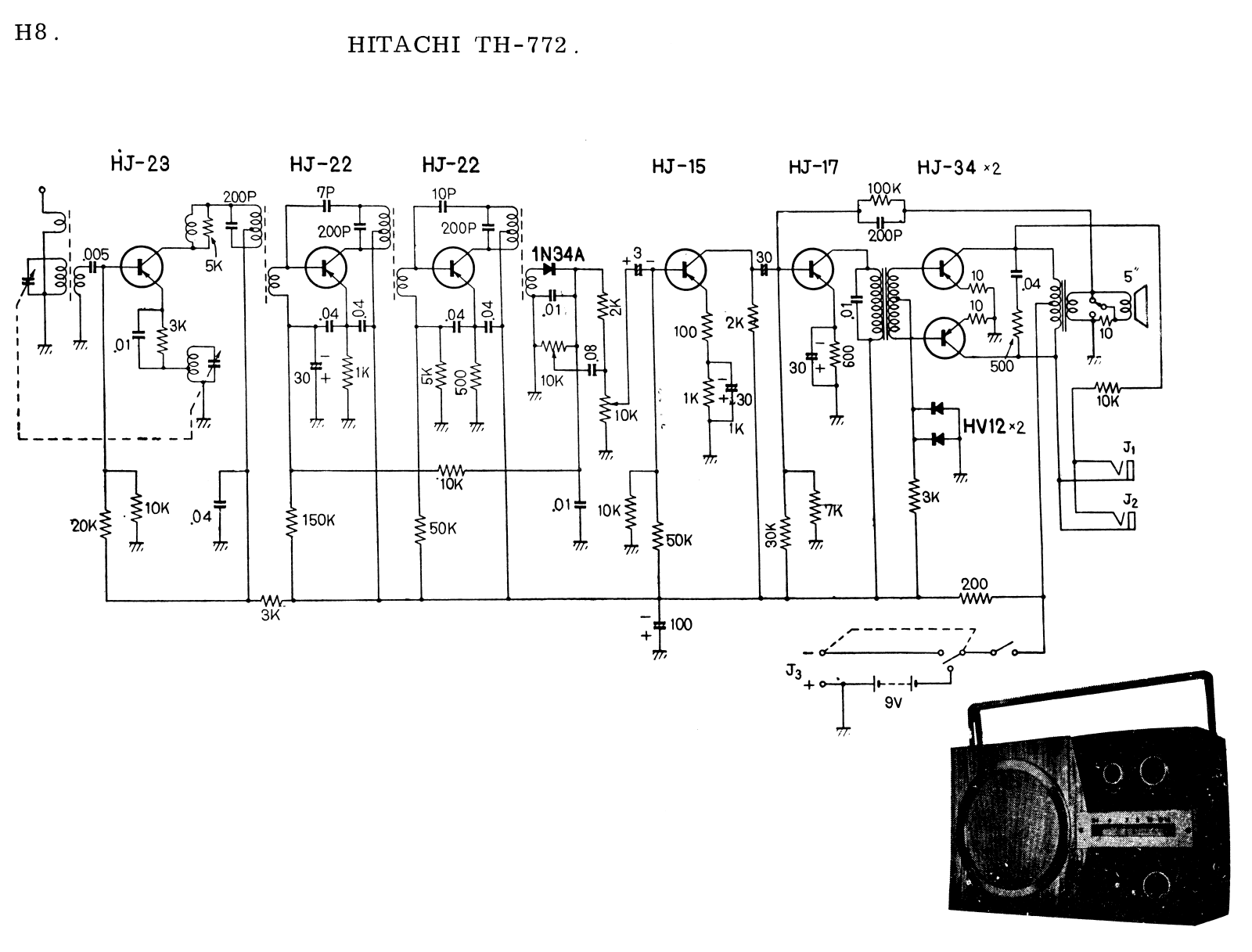Hitachi TH772 Schematic - ManualMachine.com