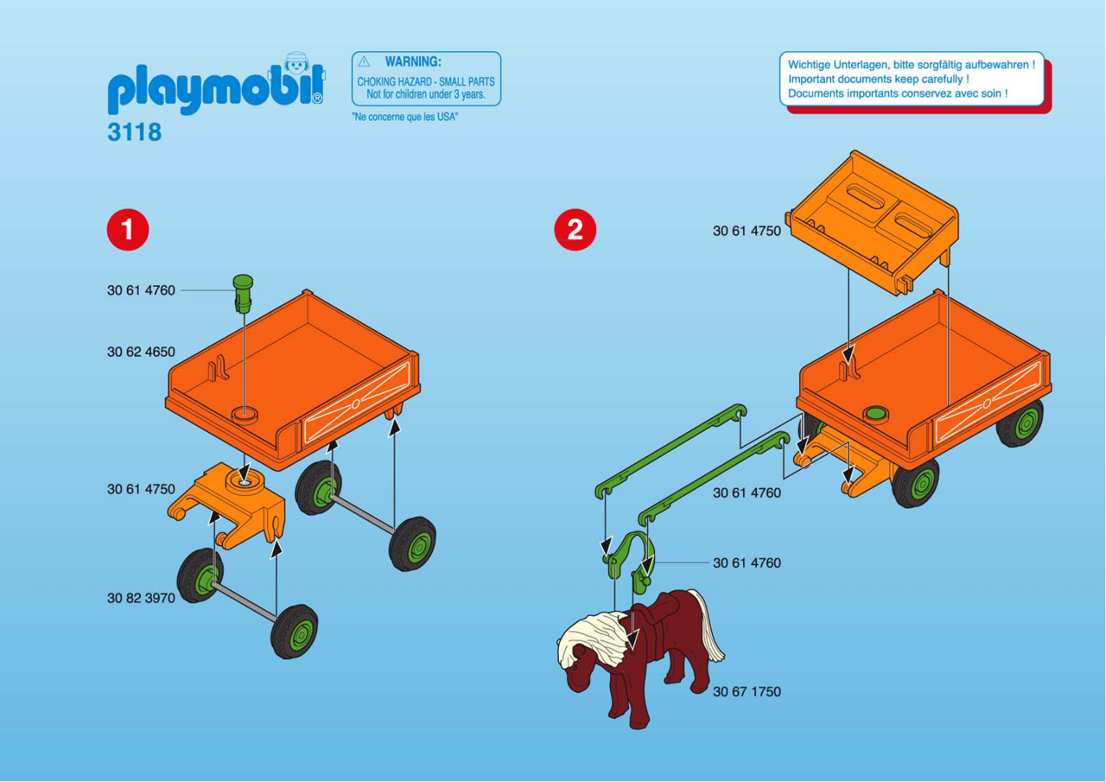 Playmobil 3118 Instructions