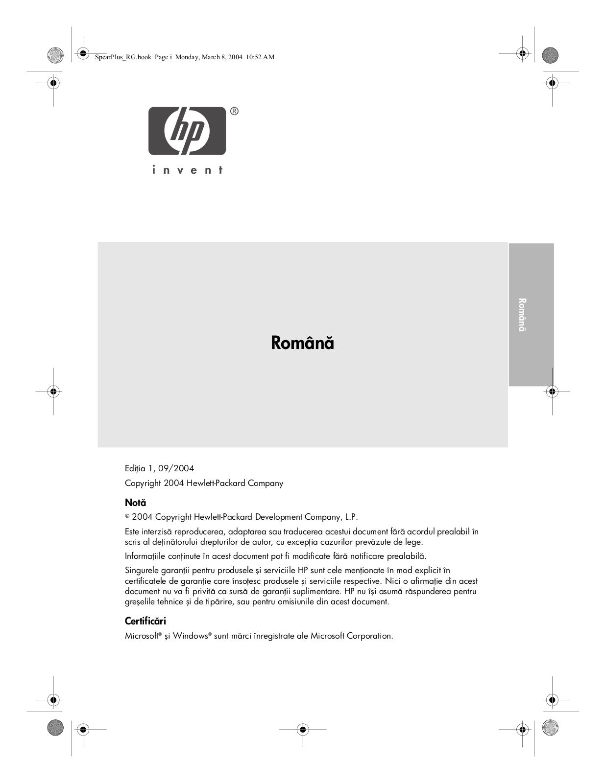 HP Deskjet 3840 Reference Guide