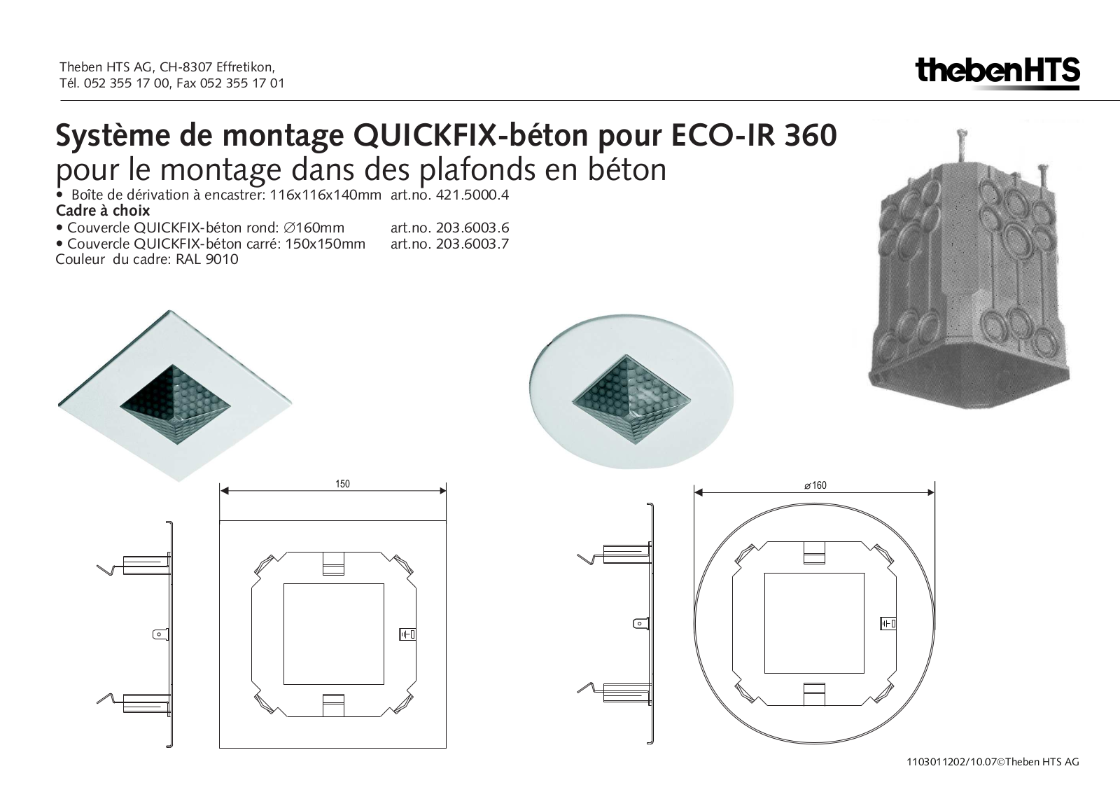 THEBEN QUICKFIX-BETON User Manual