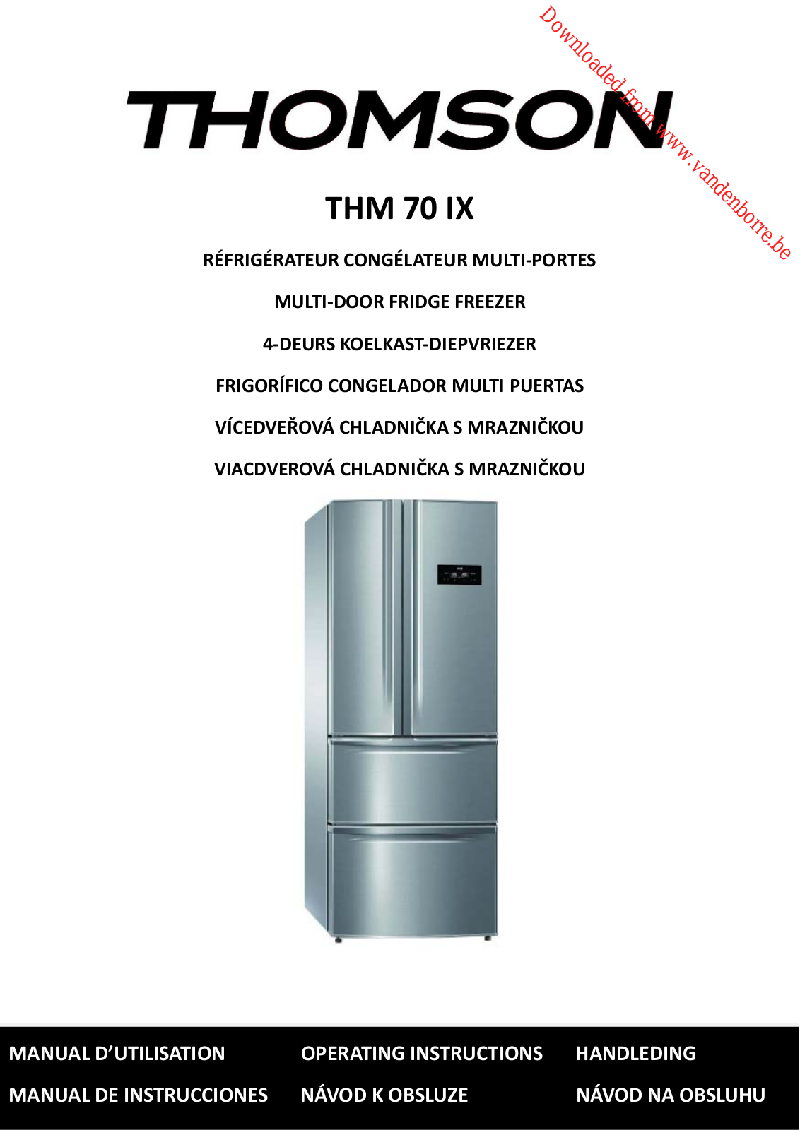 THOMSON THM 70 IX Operating Instructions Manual