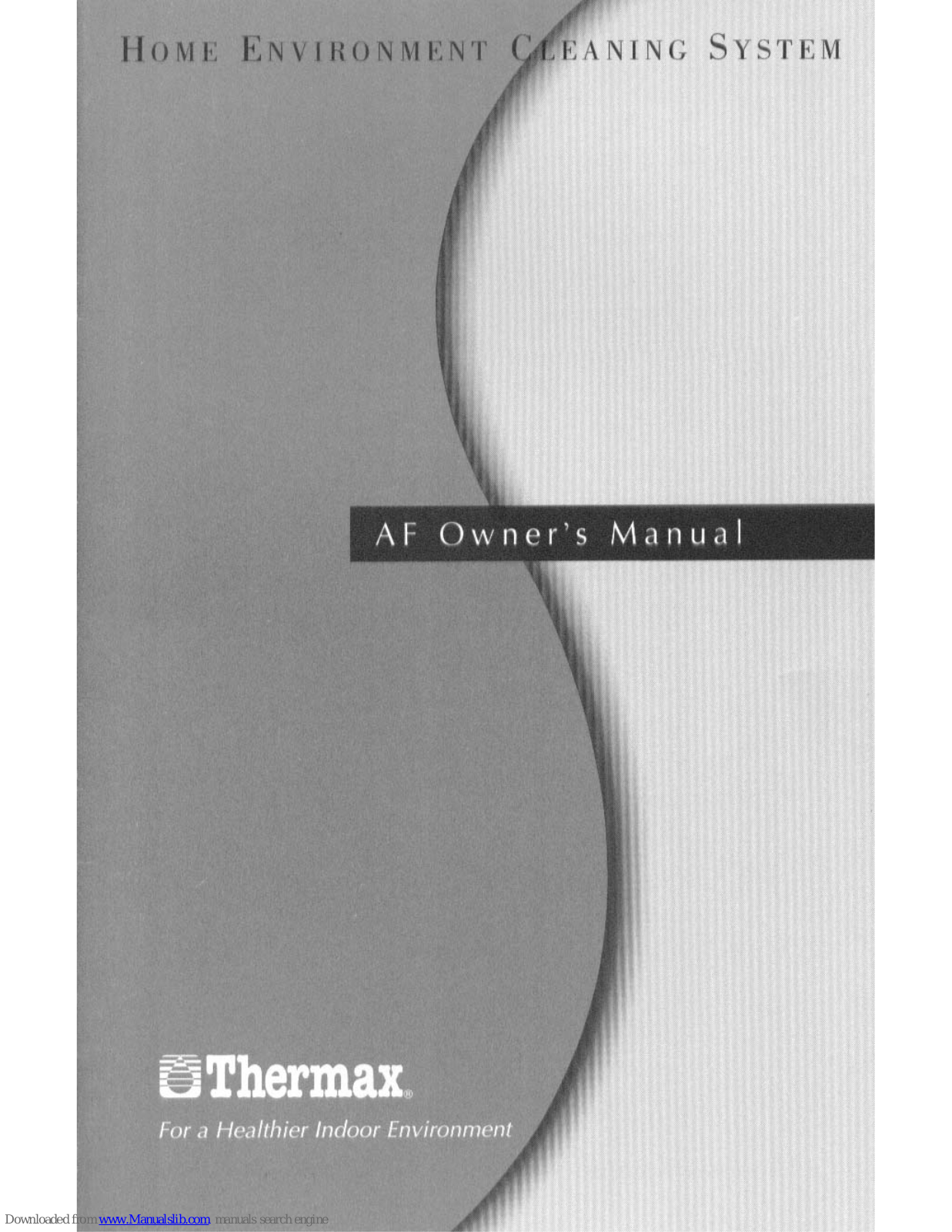 Thermax AF Owner's Manual