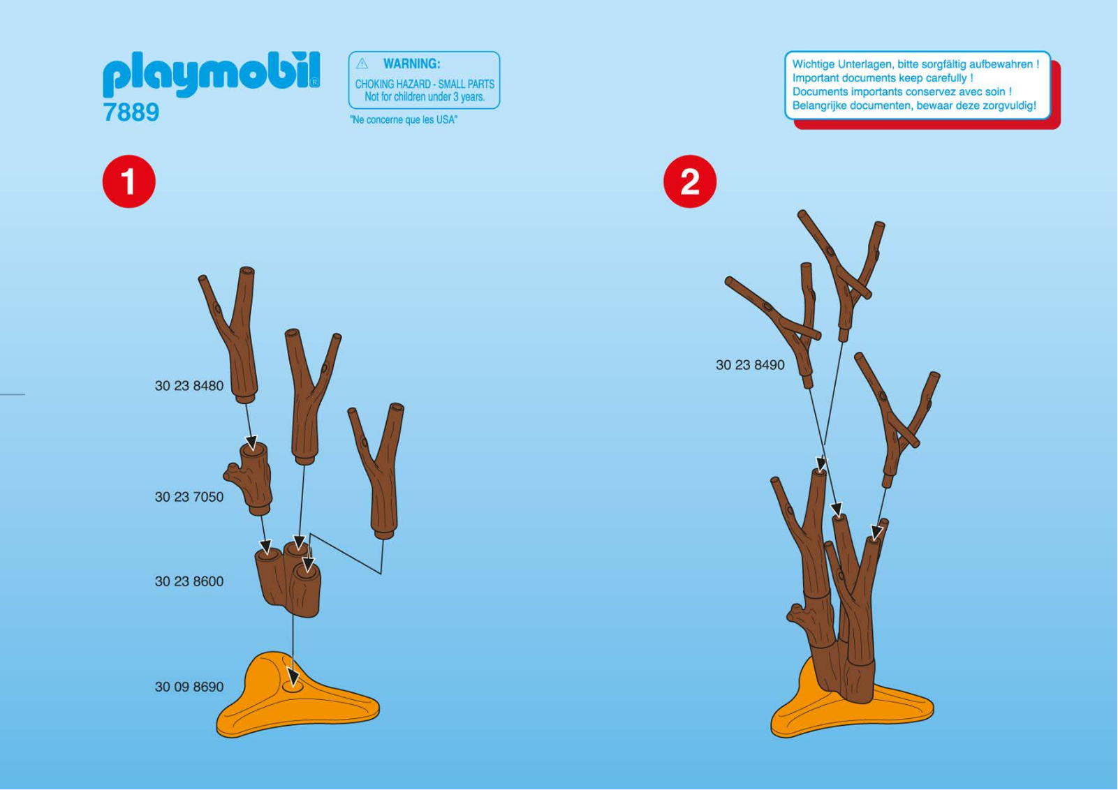 Playmobil 7889 Instructions