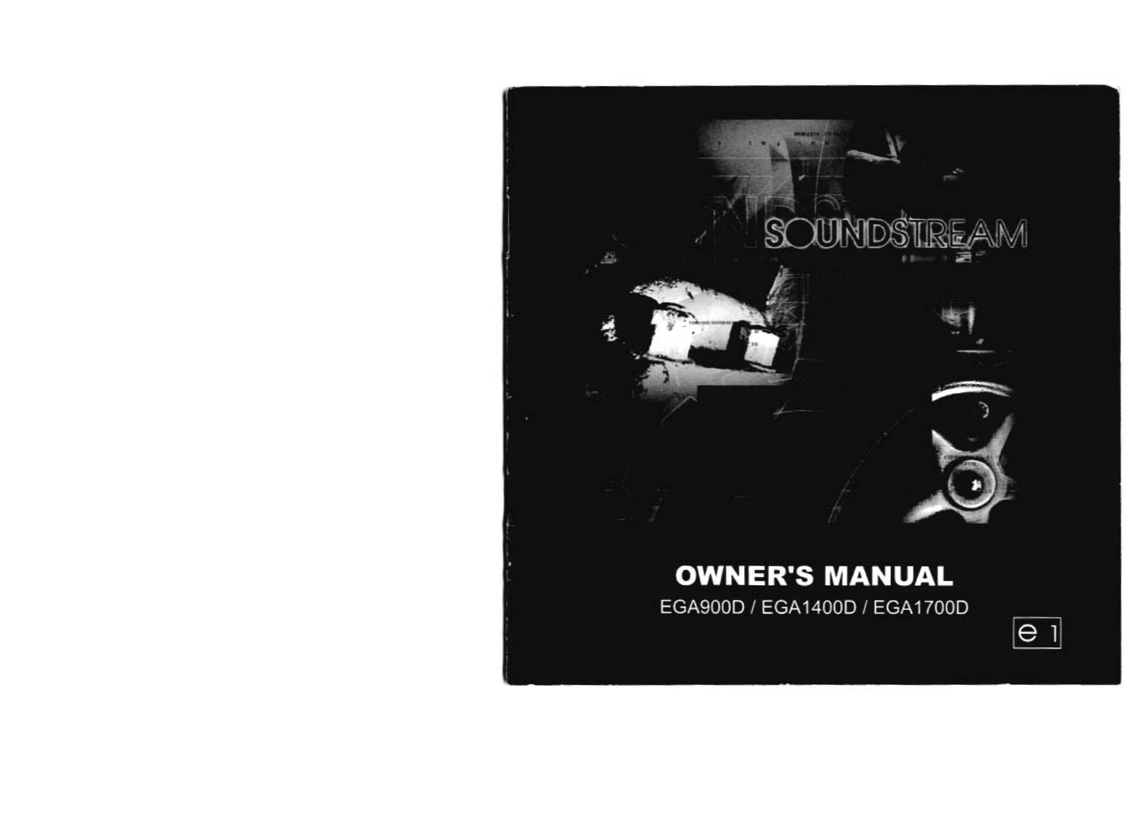 Soundstream EGA900D Owner's Manual